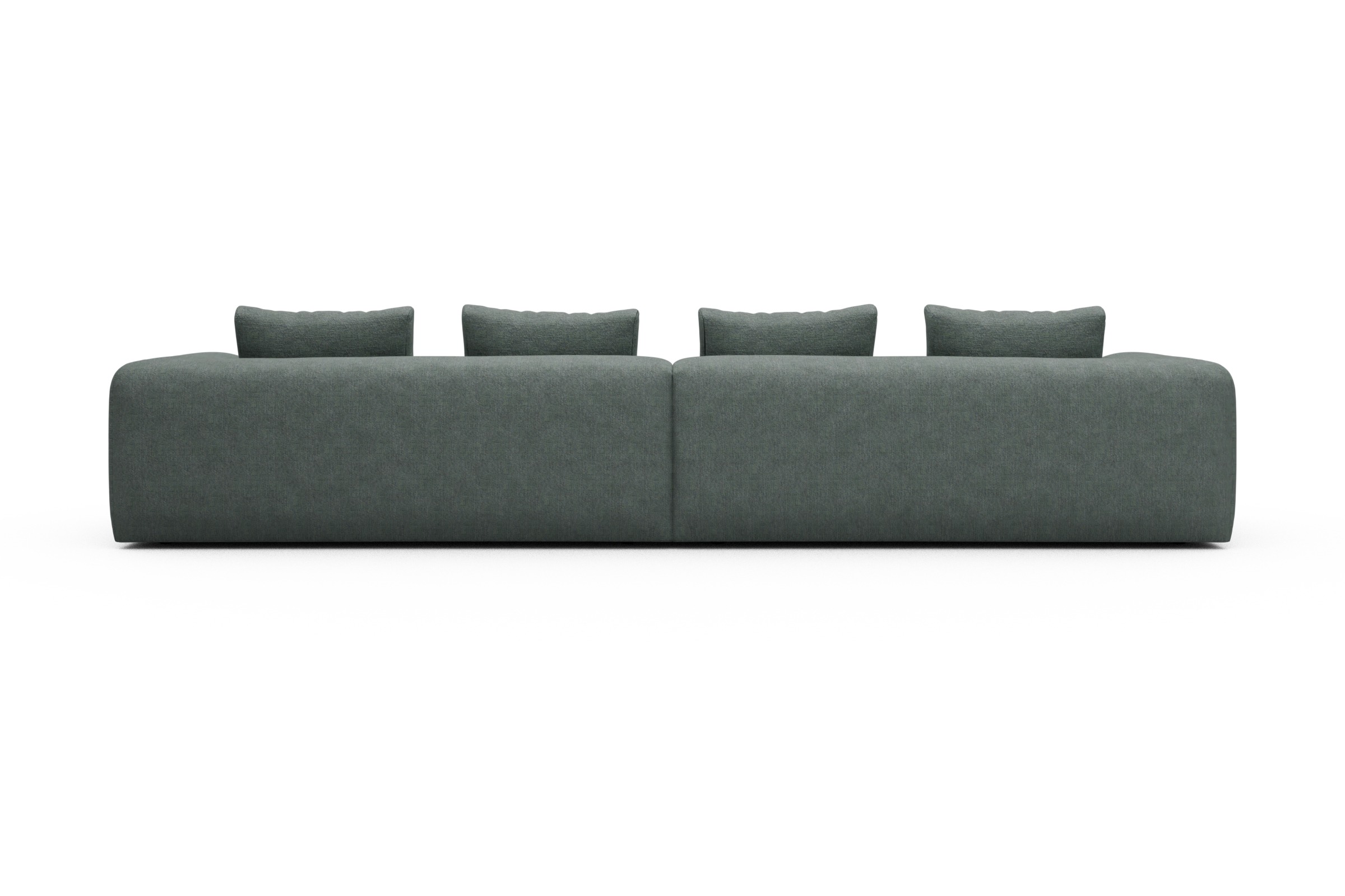 Sofa Modulares XXL Sofa Fred 5-Sitzer Carreno-Ice-Blue