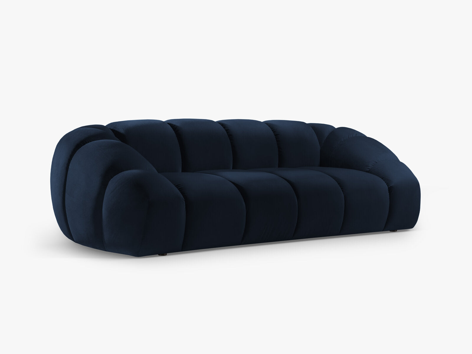 Micadoni Sofa Diana 3-Sitzer XL Samt Königsblau