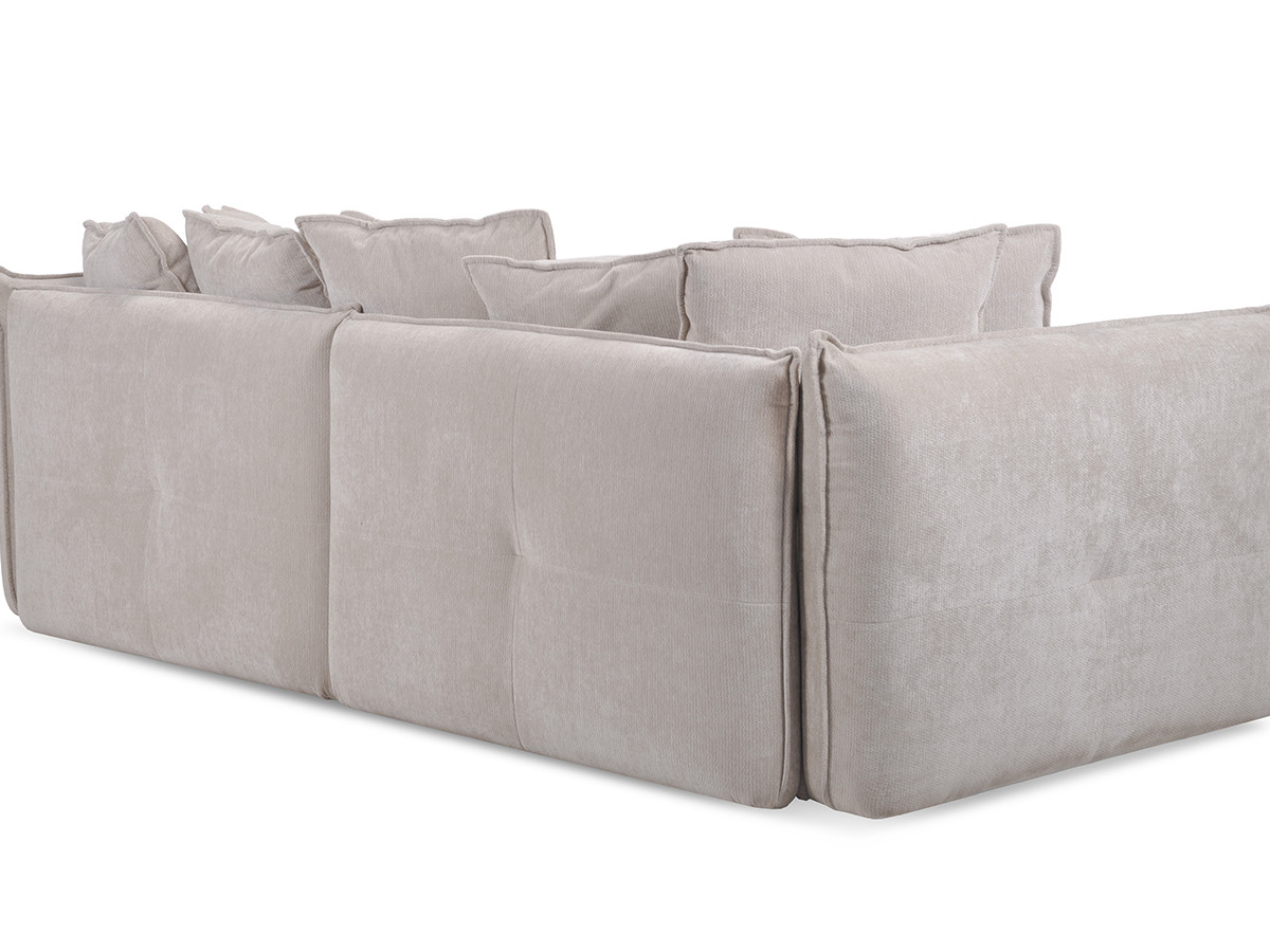 Bobochic Harlem Sofa 3-Sitzer Stoff Beige