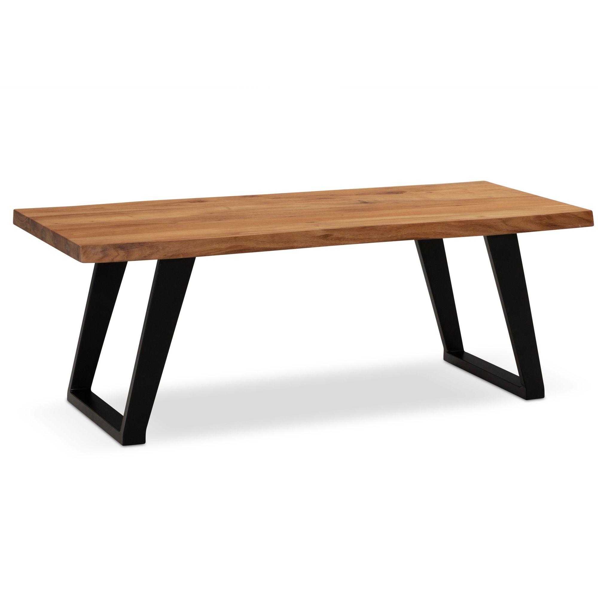 Couchtisch Lundamo Akazie Massivholz 120 × 60 × 46 cm