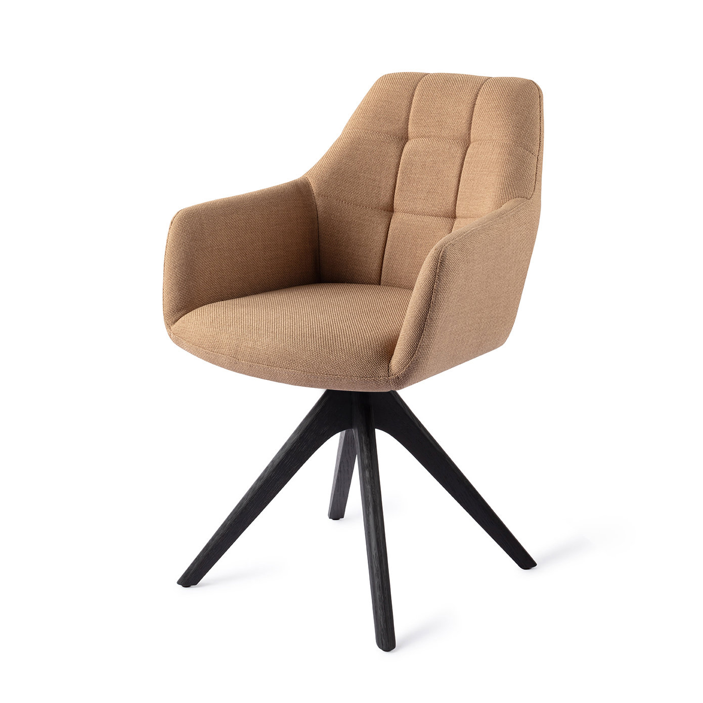 Jesper Home Esszimmerstuhl Noto Toasted Toffee Revolve Eiche Schwarz