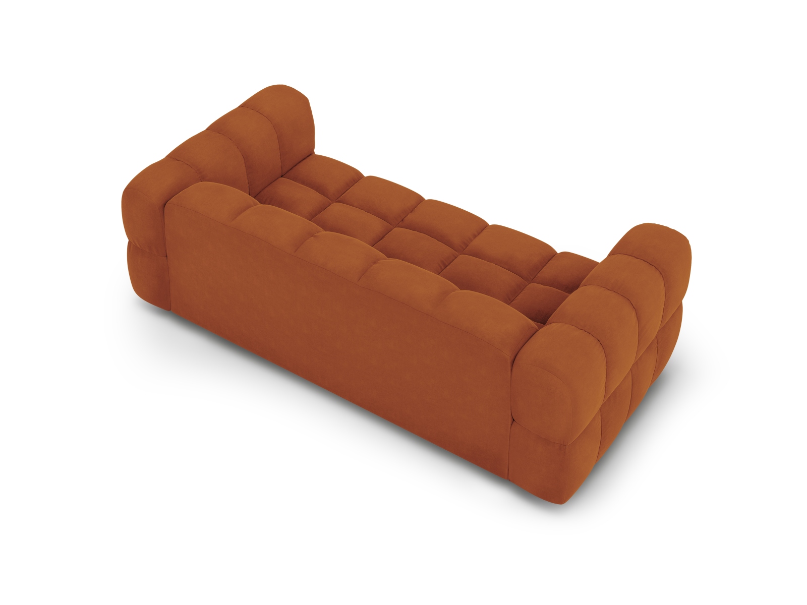 Cosmopolitan Design Sofa Sky 3-Sitzer Samt Casino Terrakotta