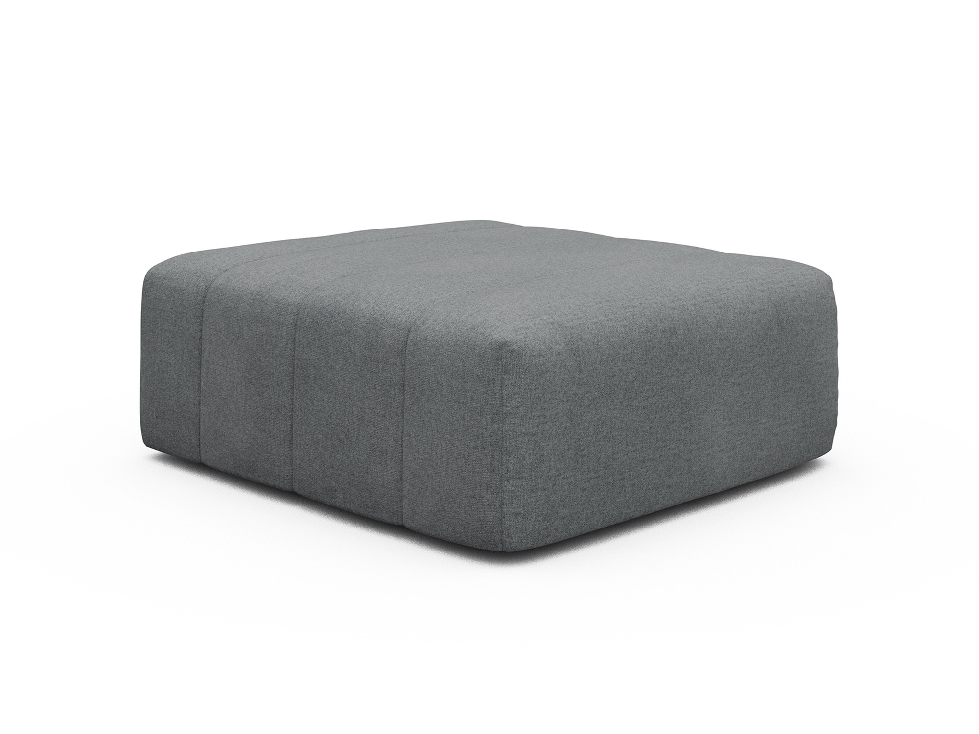 Ottomane Hugo Strukturierter Stoff Casone 495-Gravel-Grey