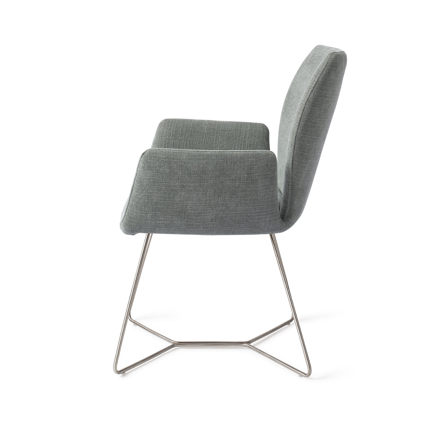 Jesper Home Esszimmerstuhl Misaki Breezy Blue Beehive Stahl