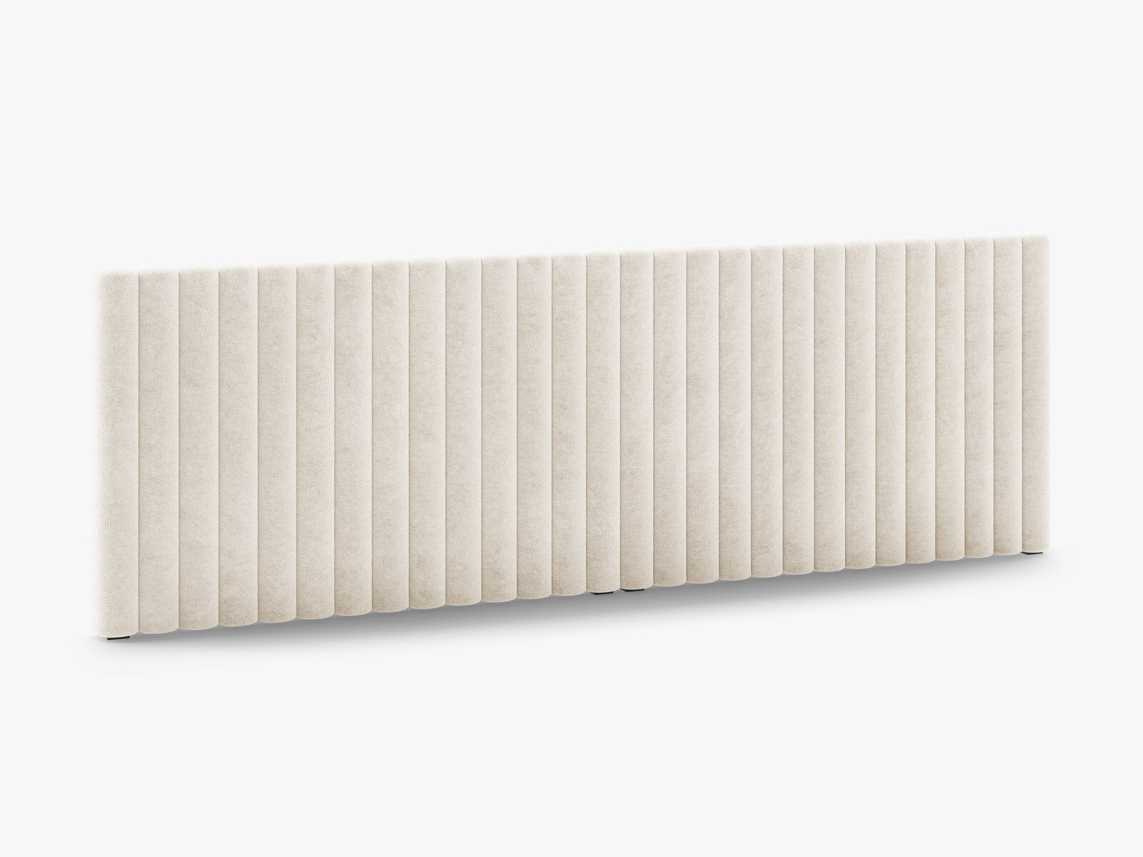 Micadoni Mistero Polster-Kopfteil Chenille Perfect Harmony Helles Beige 280x95