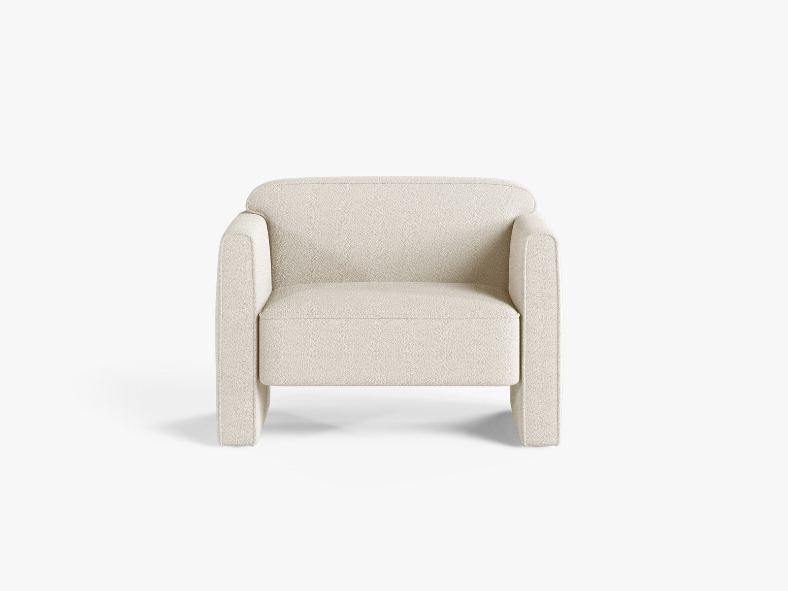 Micadoni Sessel Abby Boucle Coral Elfenbein