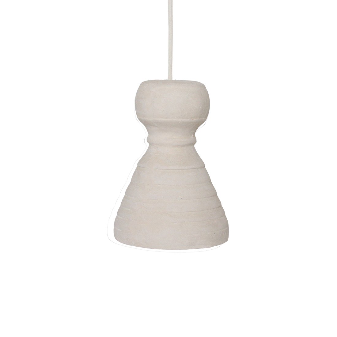 Raw Materials Chalk Pendelleuchte Kanoi