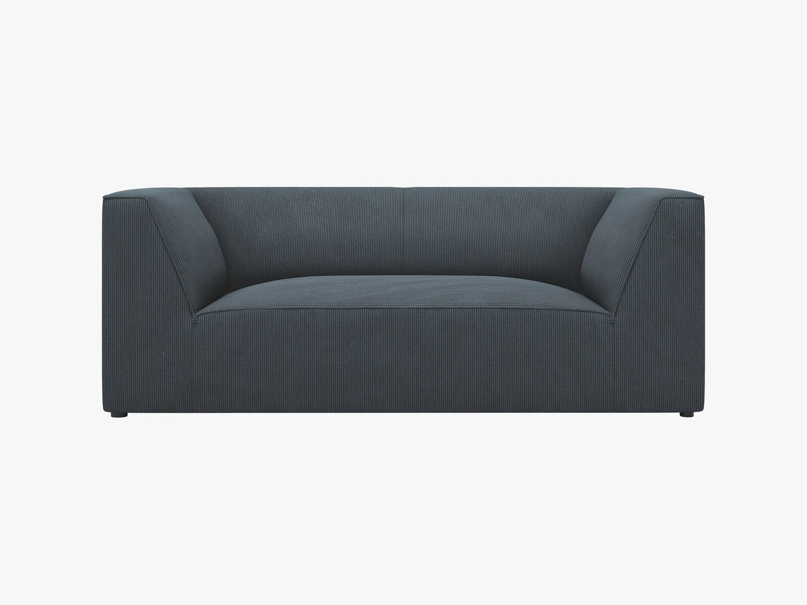 Micadoni Sofa Ruby 2-Sitzer Kord Scala Blau