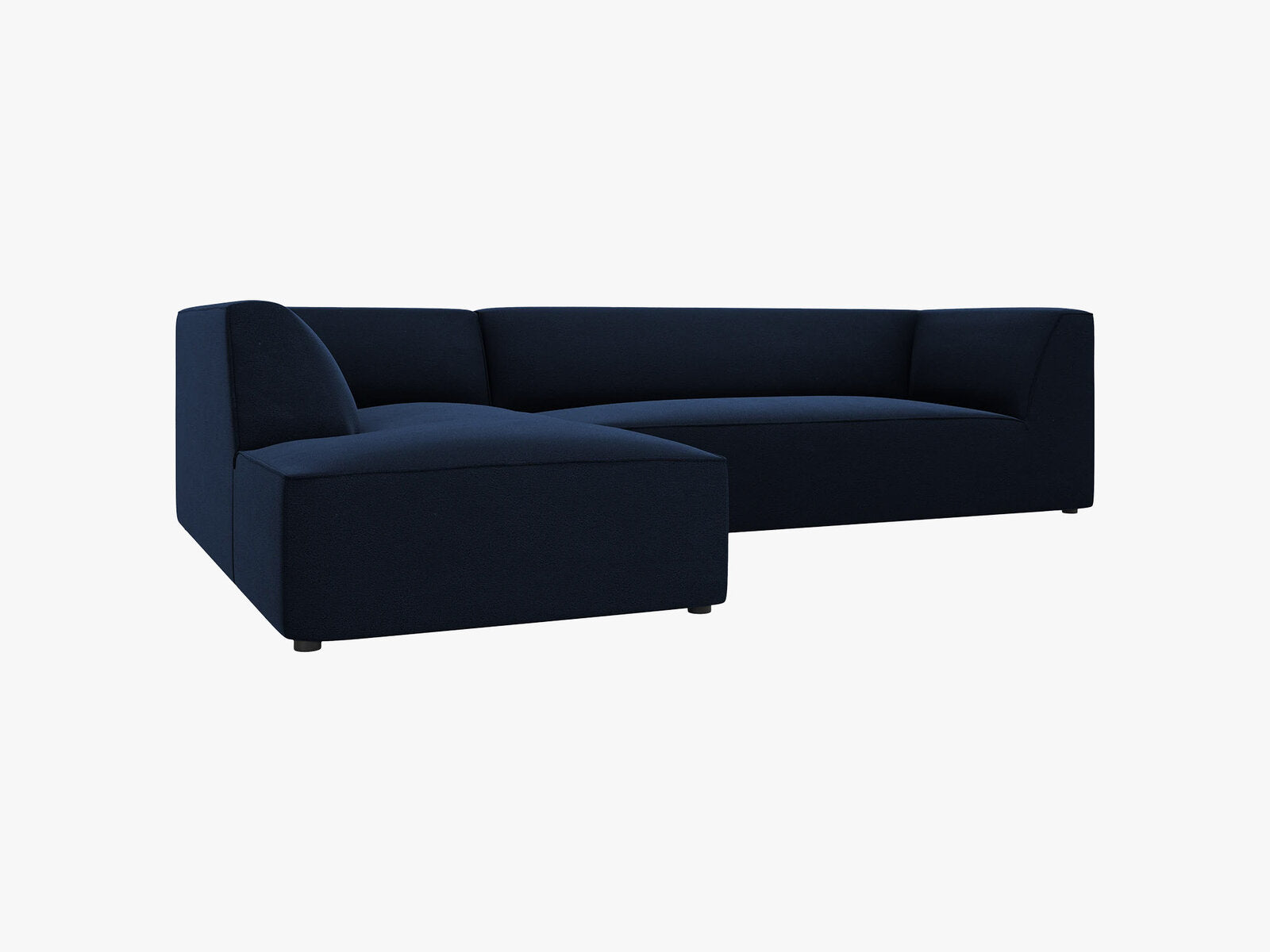 Micadoni 4-Sitzer Modular Sofa Ruby Links Samt Salvador Königsblau