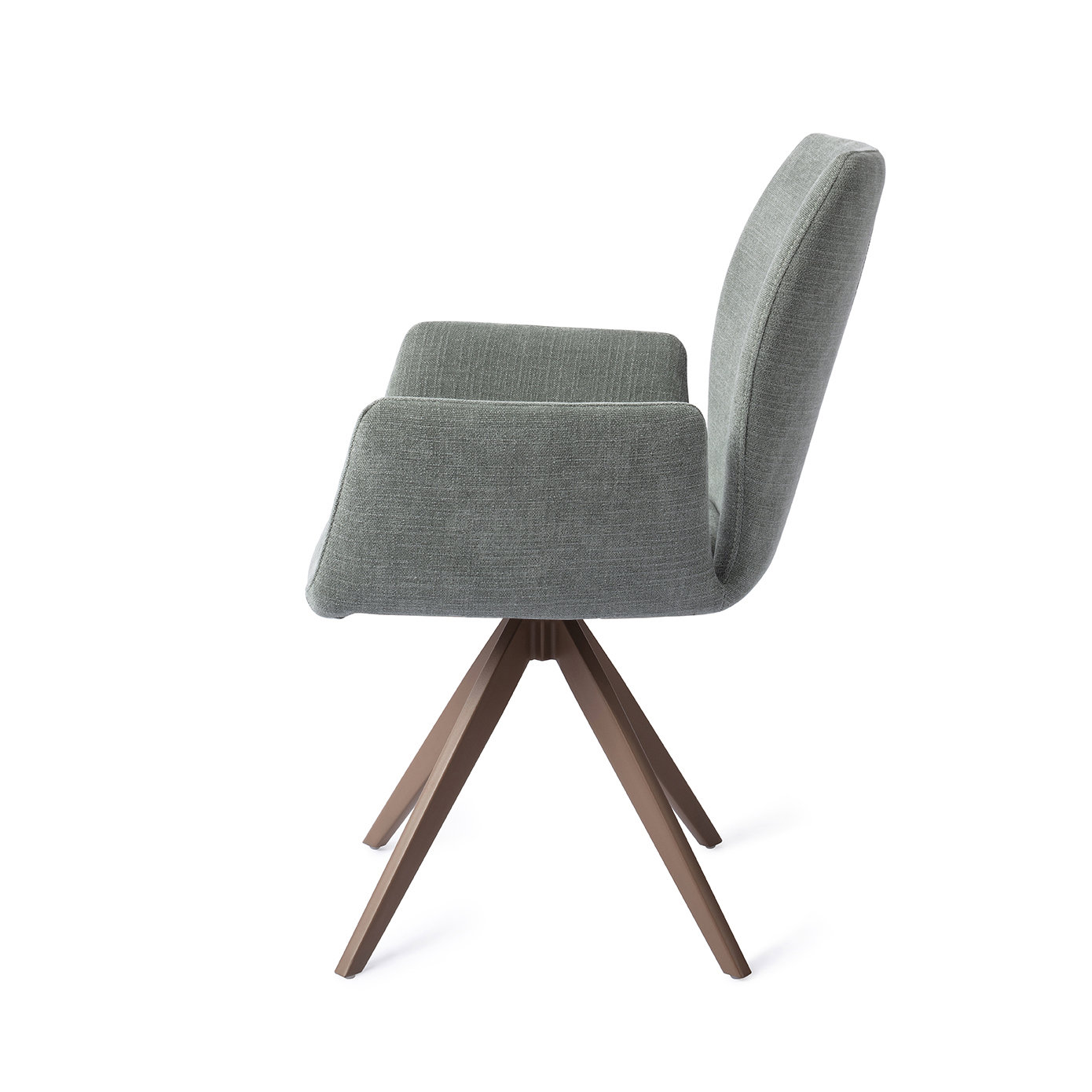 Jesper Home Esszimmerstuhl Misaki Breezy Blue Turn Braun