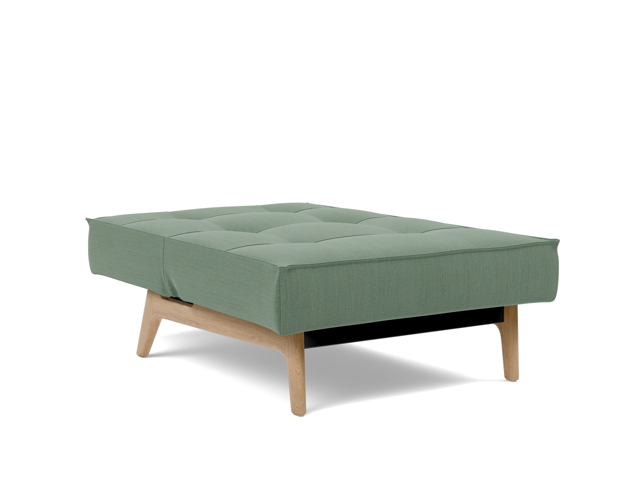 Sessel Splitback Flachgewebe Elegance 518-Green Beine Eiche