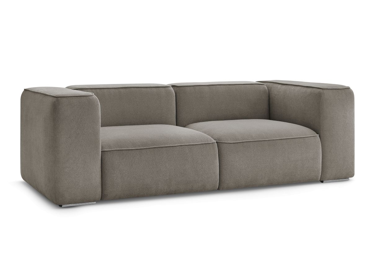 Bobochic Zephyr Sofa 2-Sitzer Strukturstoff Taupe