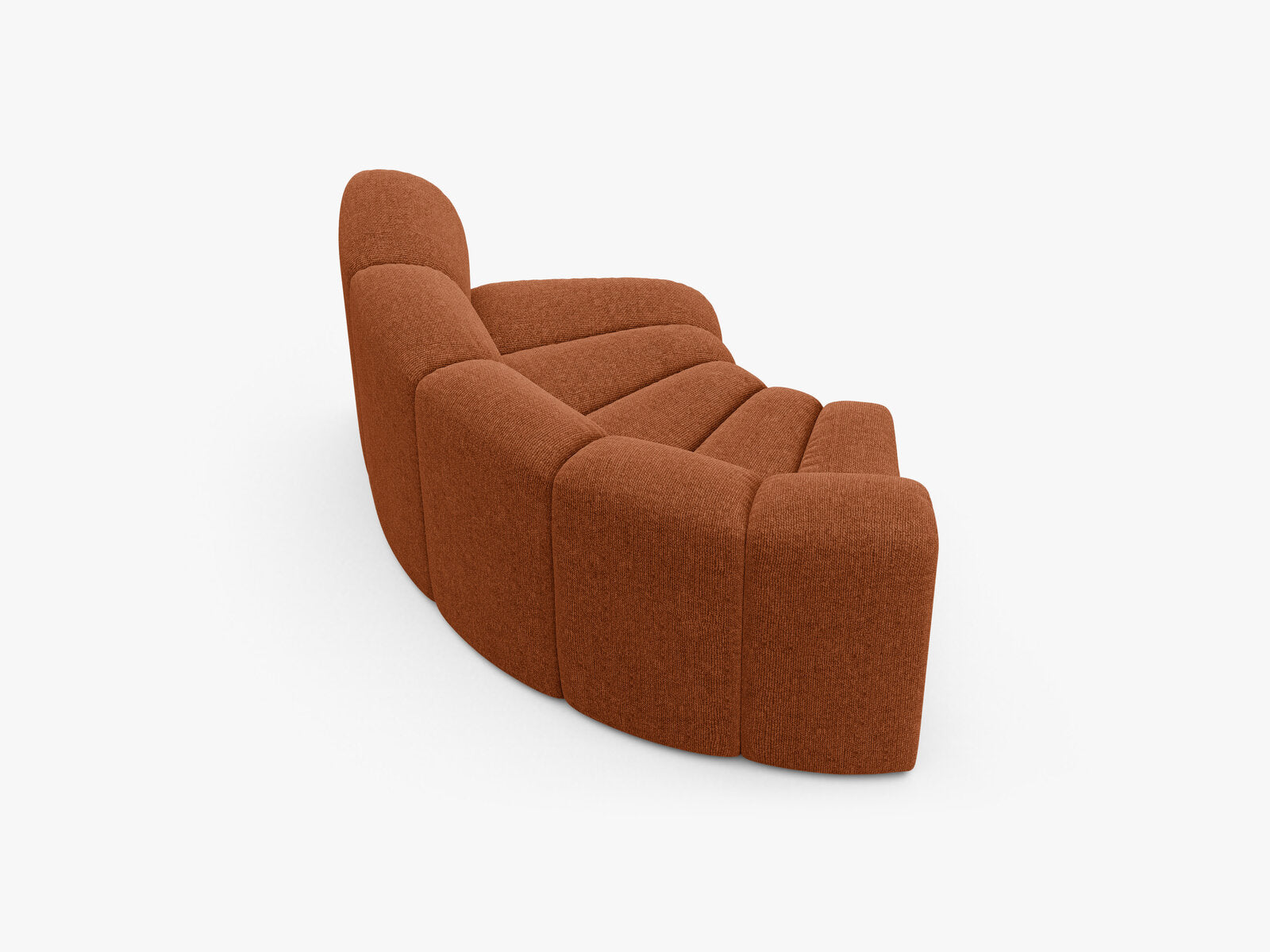 Micadoni rundes Eckmodul Lupine Chenille Eden Ziegel
