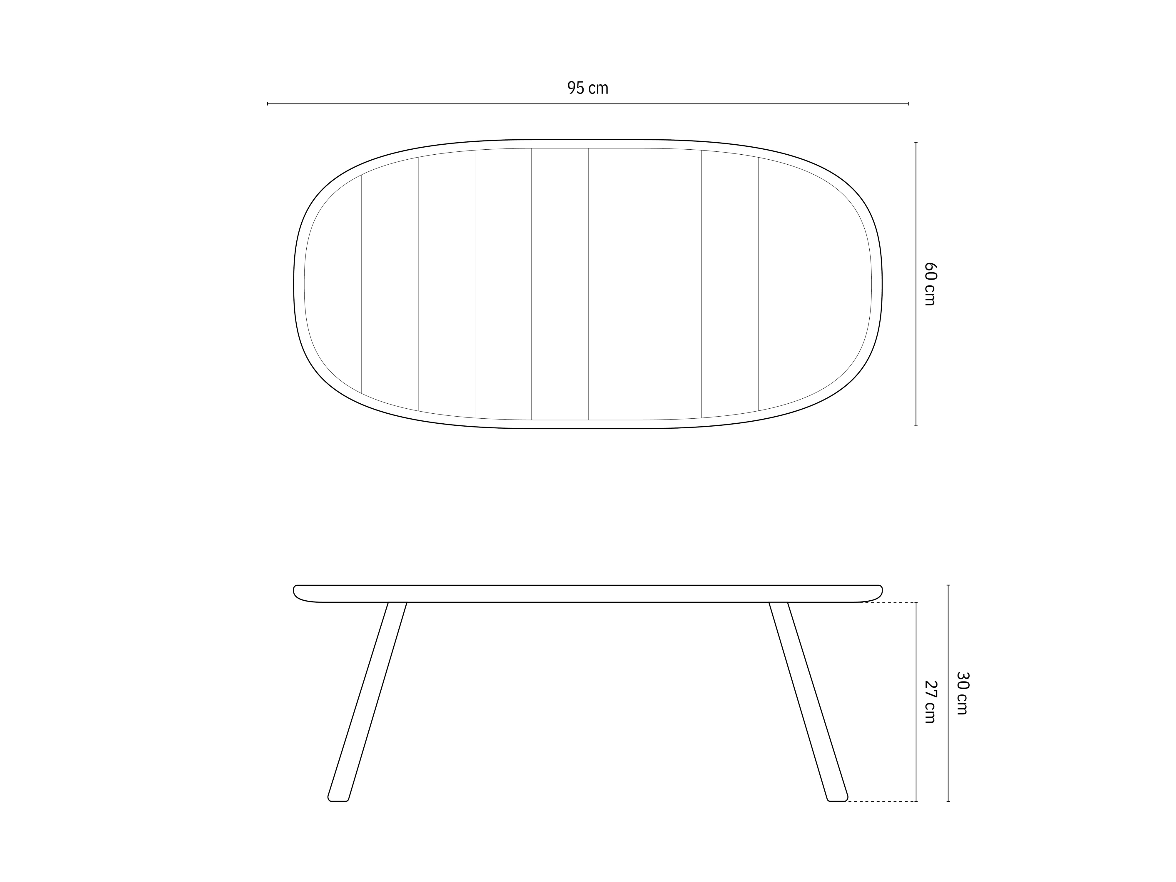 Micadoni Outdoor Couchtisch Margalida
