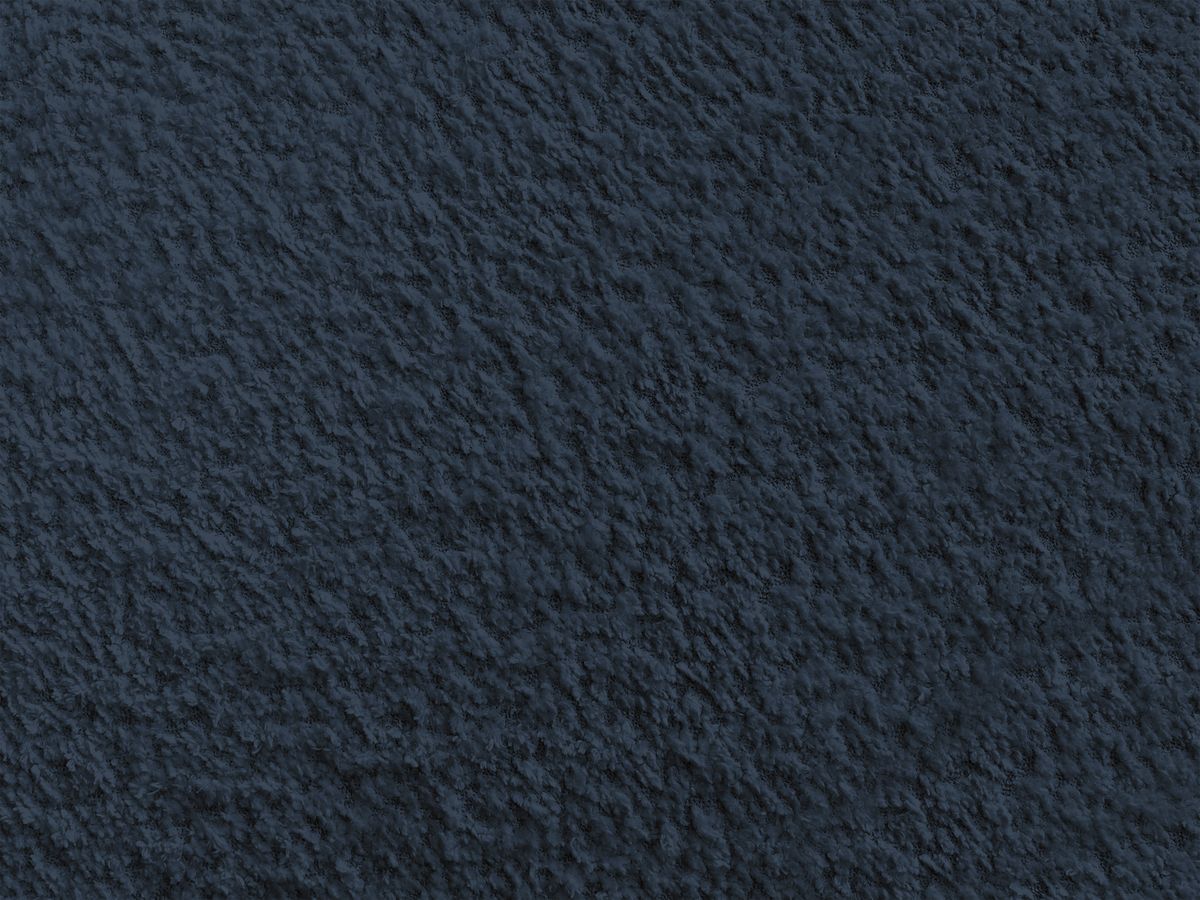 Bobochic Talia Pouf Bouclé-Stoff Dunkelblau