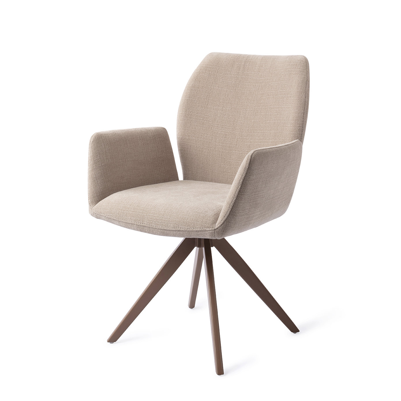 Jesper Home Esszimmerstuhl Misaki Sand Strand Turn Braun