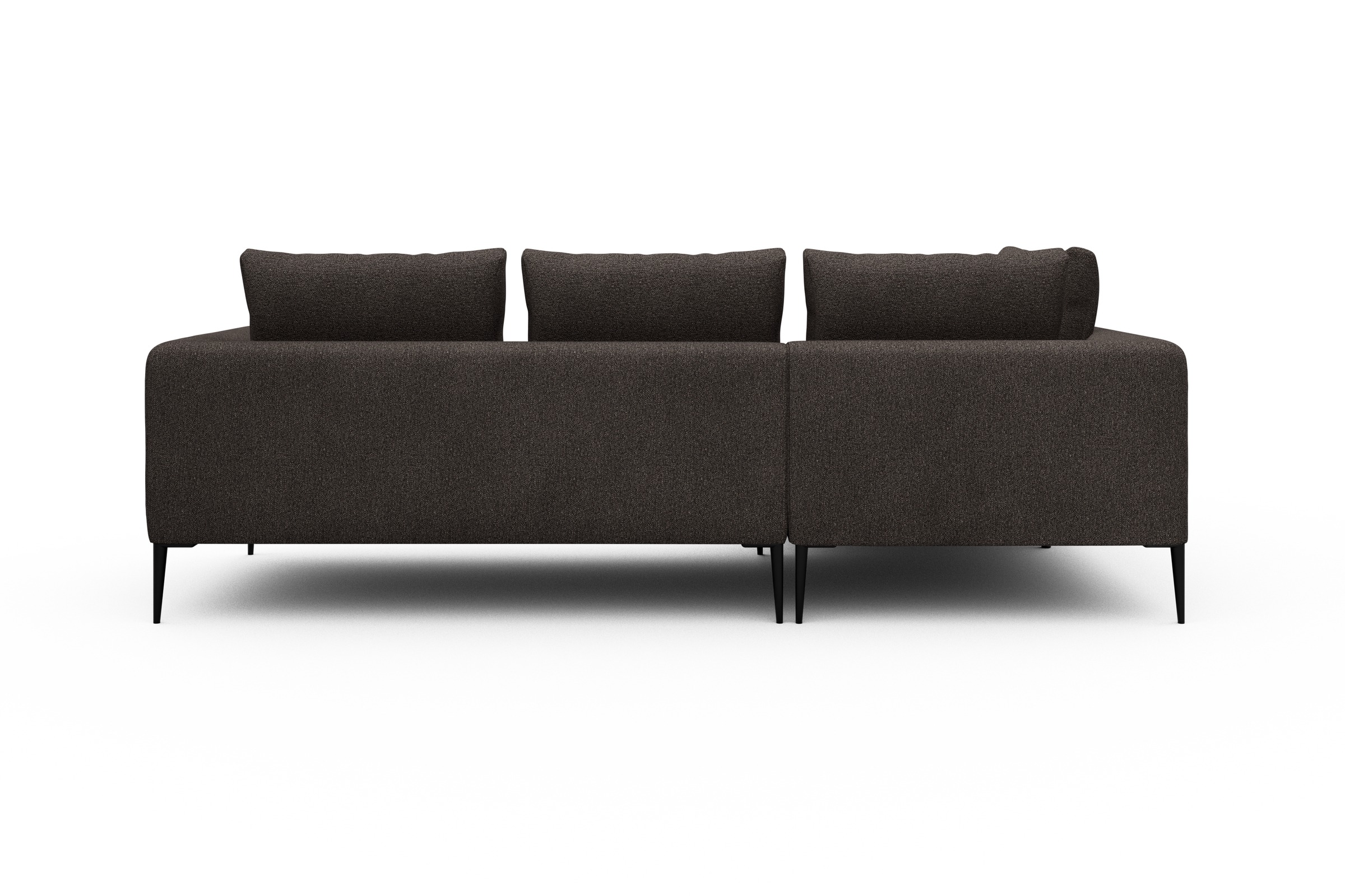 Ecksofa Paul Relax-Ecke links mit 2-Sitzer Boucle-Taupe