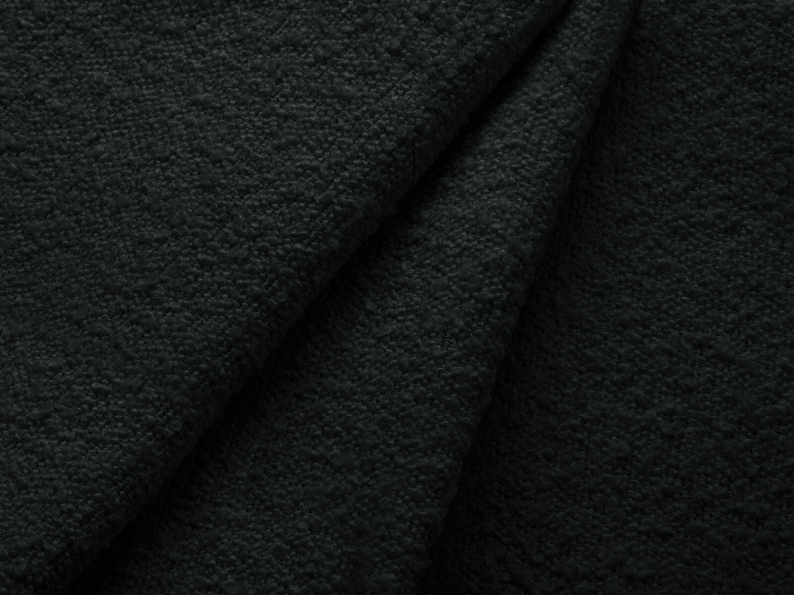 Micadoni Hocker Kate 1-Sitzer Boucle Schwarz