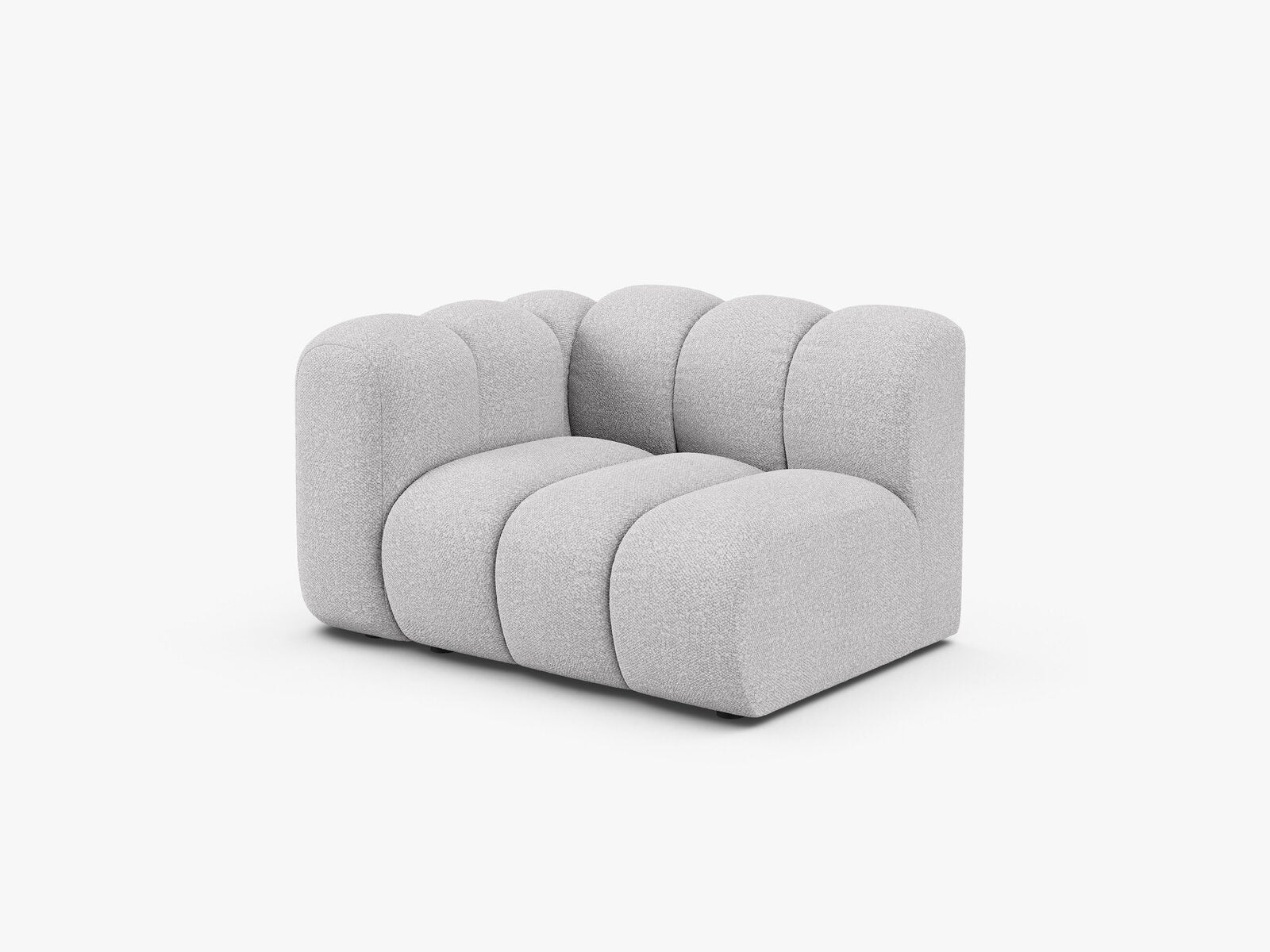 Micadoni Modul Lupine 1-Sitzer Links Boucle Baloo Hellgrau