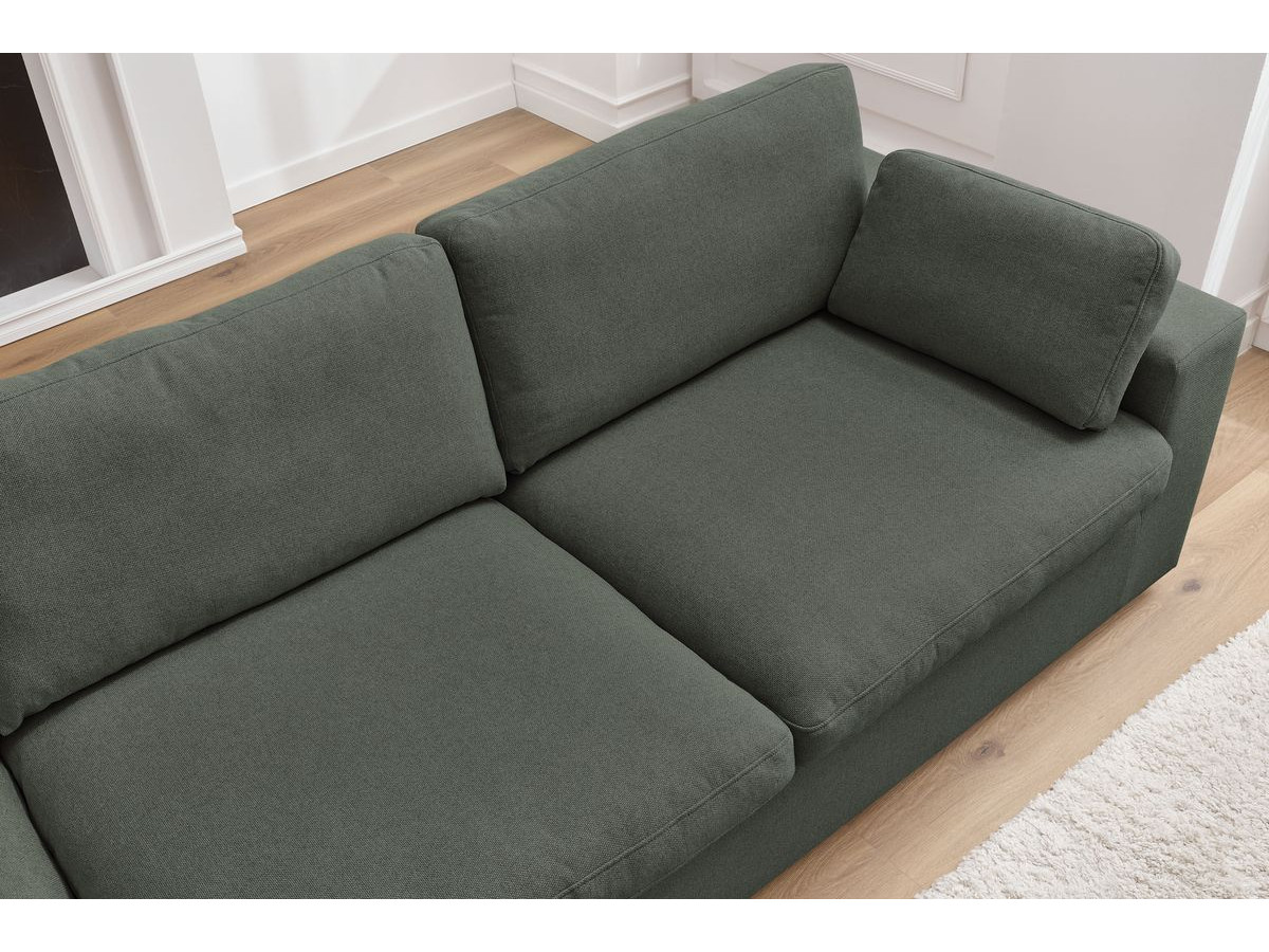 Bobochic Belair Sofa 4-Sitzer Stoff Grün