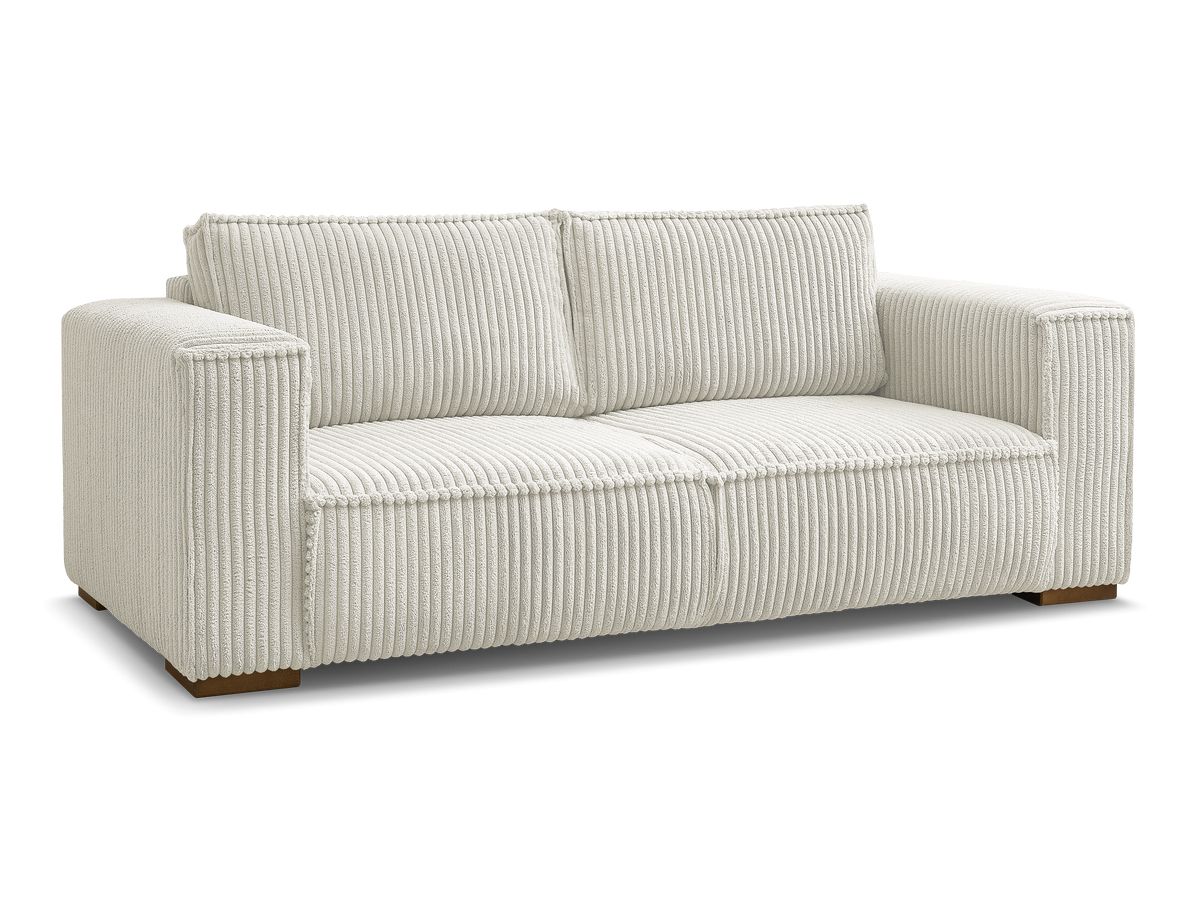 Bobochic Chelsea Sofa 2-Sitzer Breitcord weich Beige