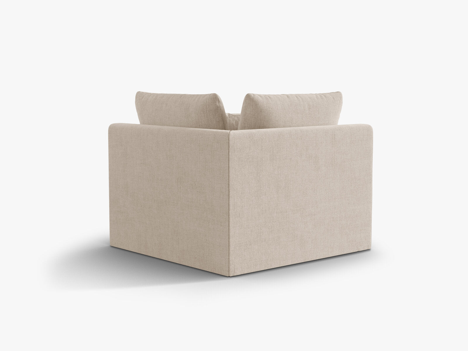 Micadoni Symmetrisches Eckmodul Bloom Strukturierter Stoff Wind Helles Beige
