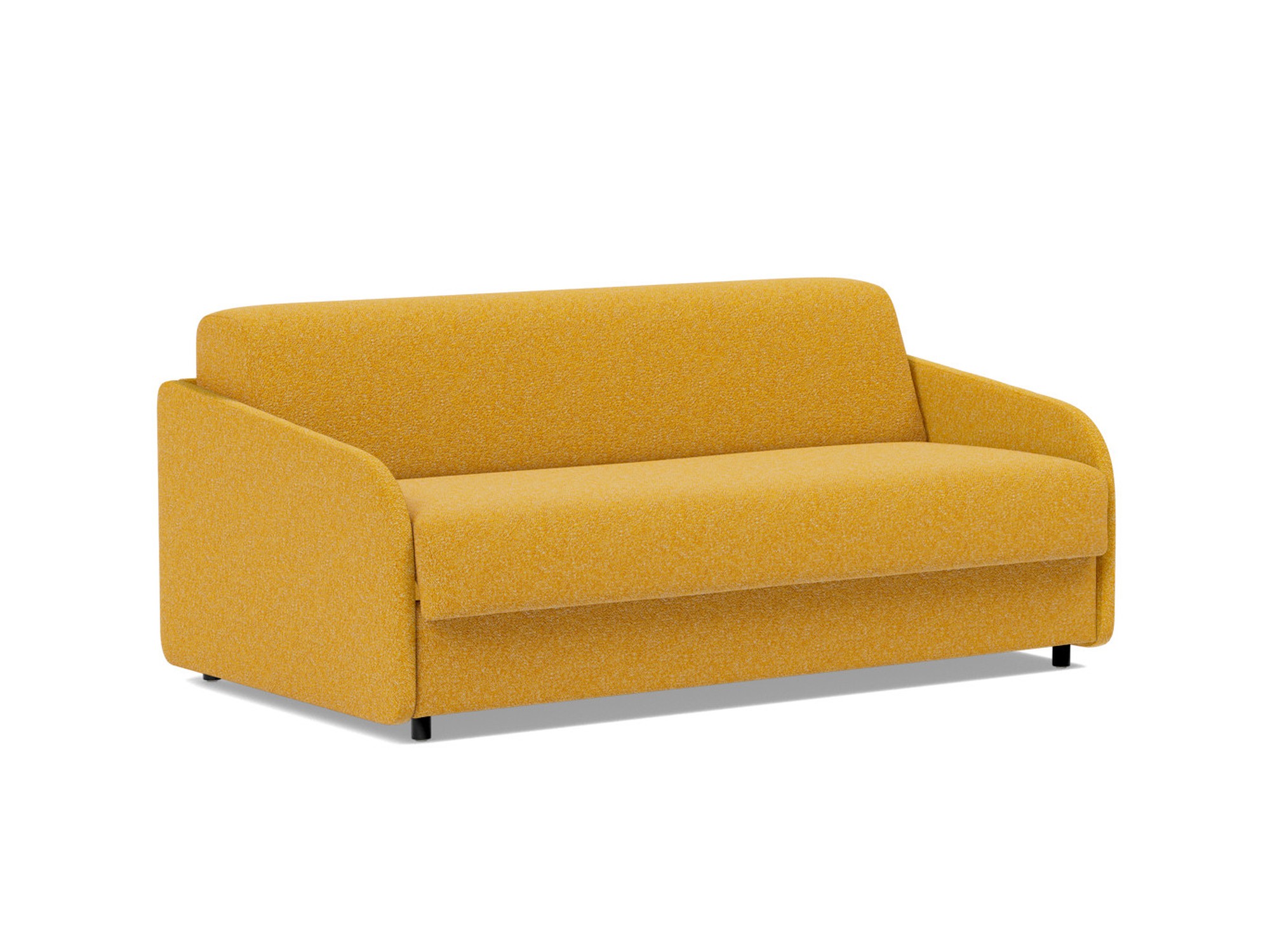 Schlafsofa Eivor mit Taschenfederkernmatratze 140 Boucle Skandi 536-Ochre