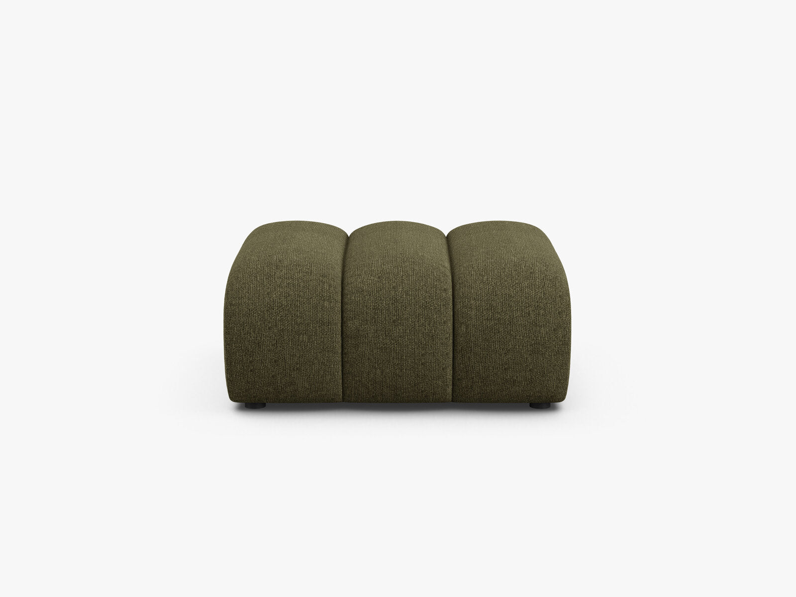 Micadoni Hocker Lupine Chenille Eden Grün