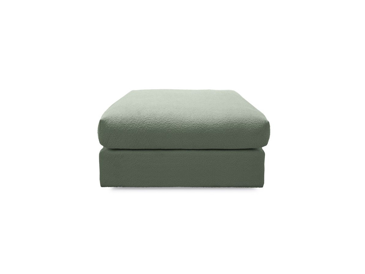 Bobochic Paris Pouf, sehr weich Bouclé-Stoff Grün
