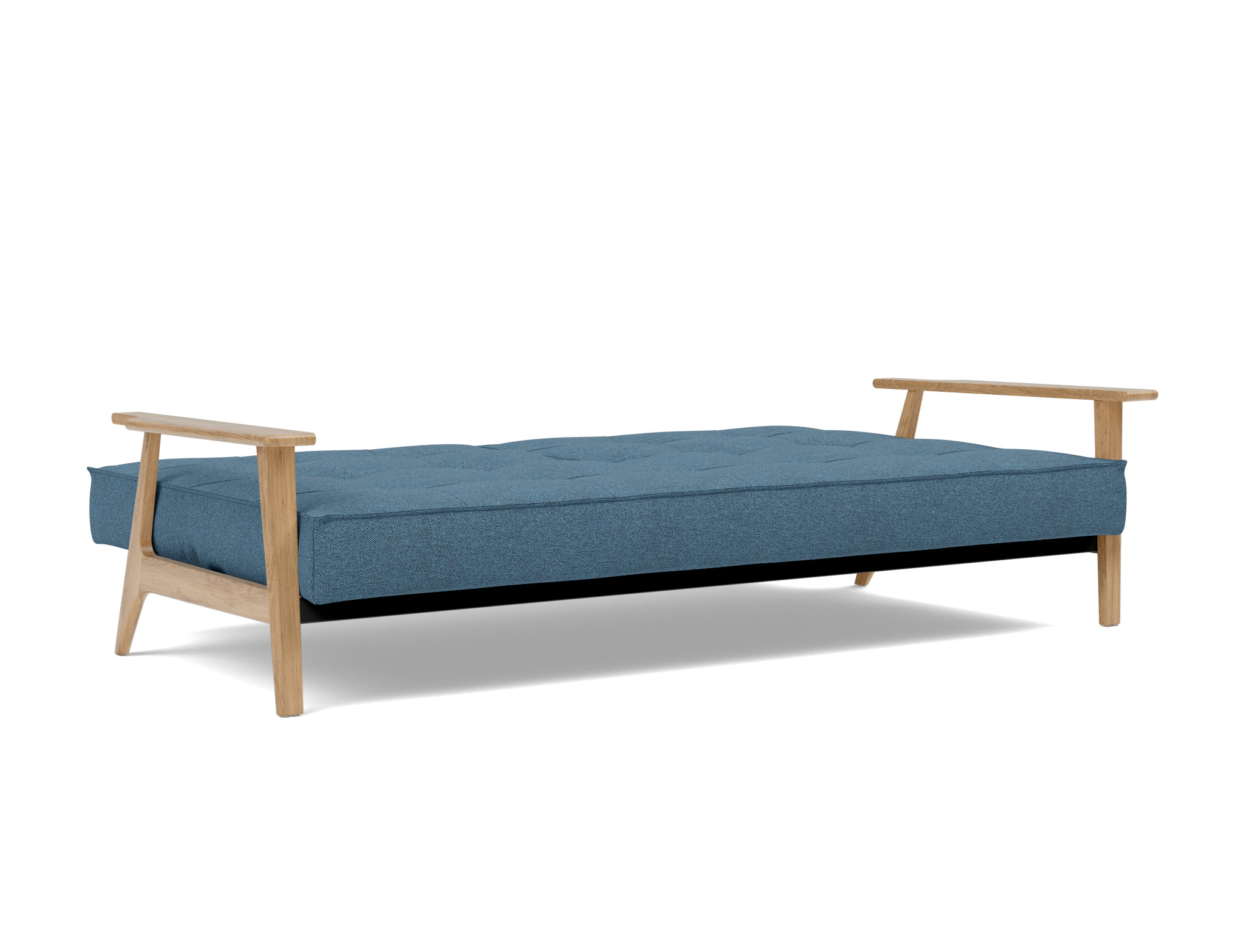 Schlafsofa Splitback Frej Strukturierter Stoff Weda 302-Weda-Blue