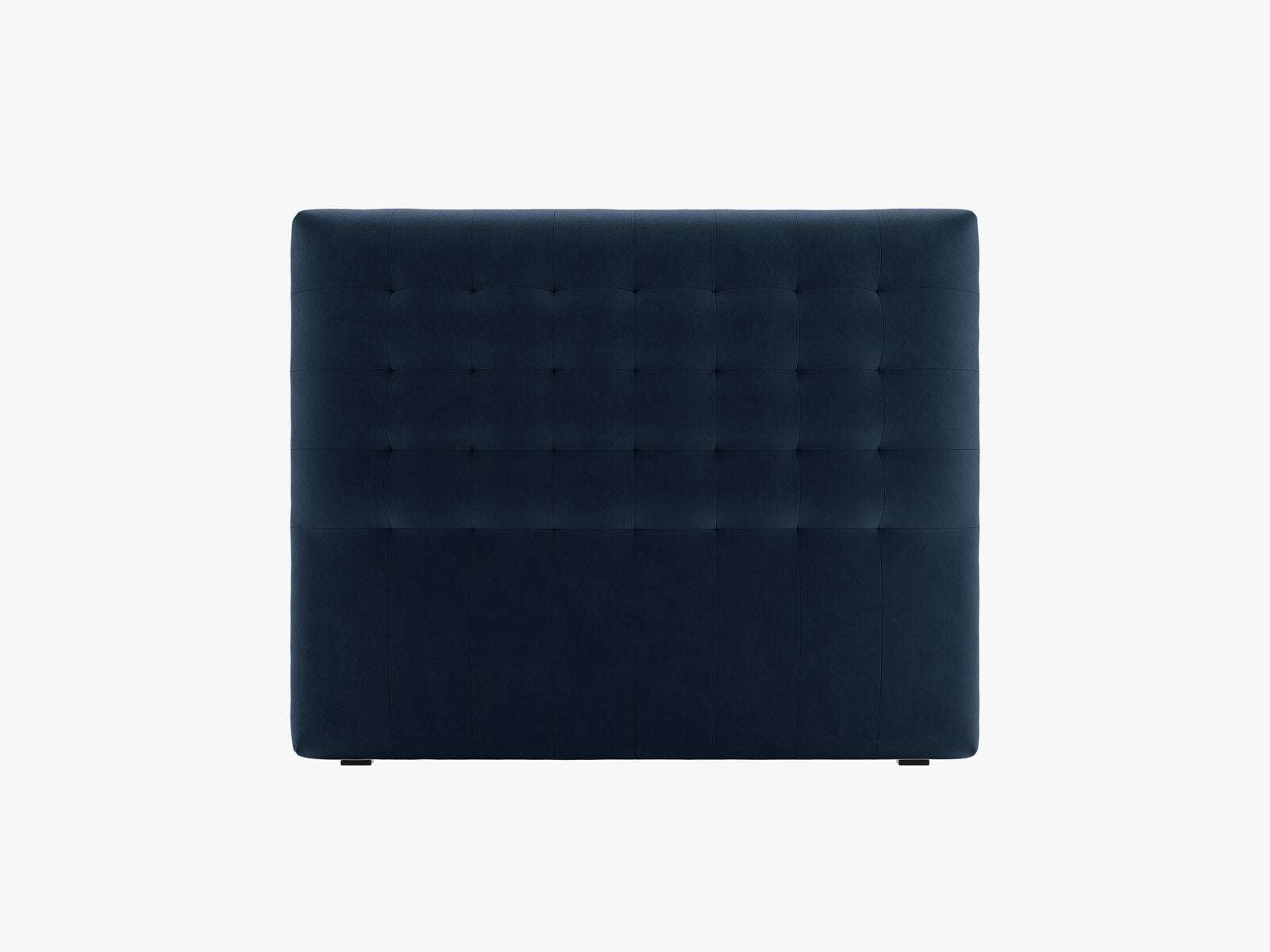 Micadoni Nova Samtiger Kopfteil 120 cm (H 95 cm) Samt Paris Dunkelblau 120x95