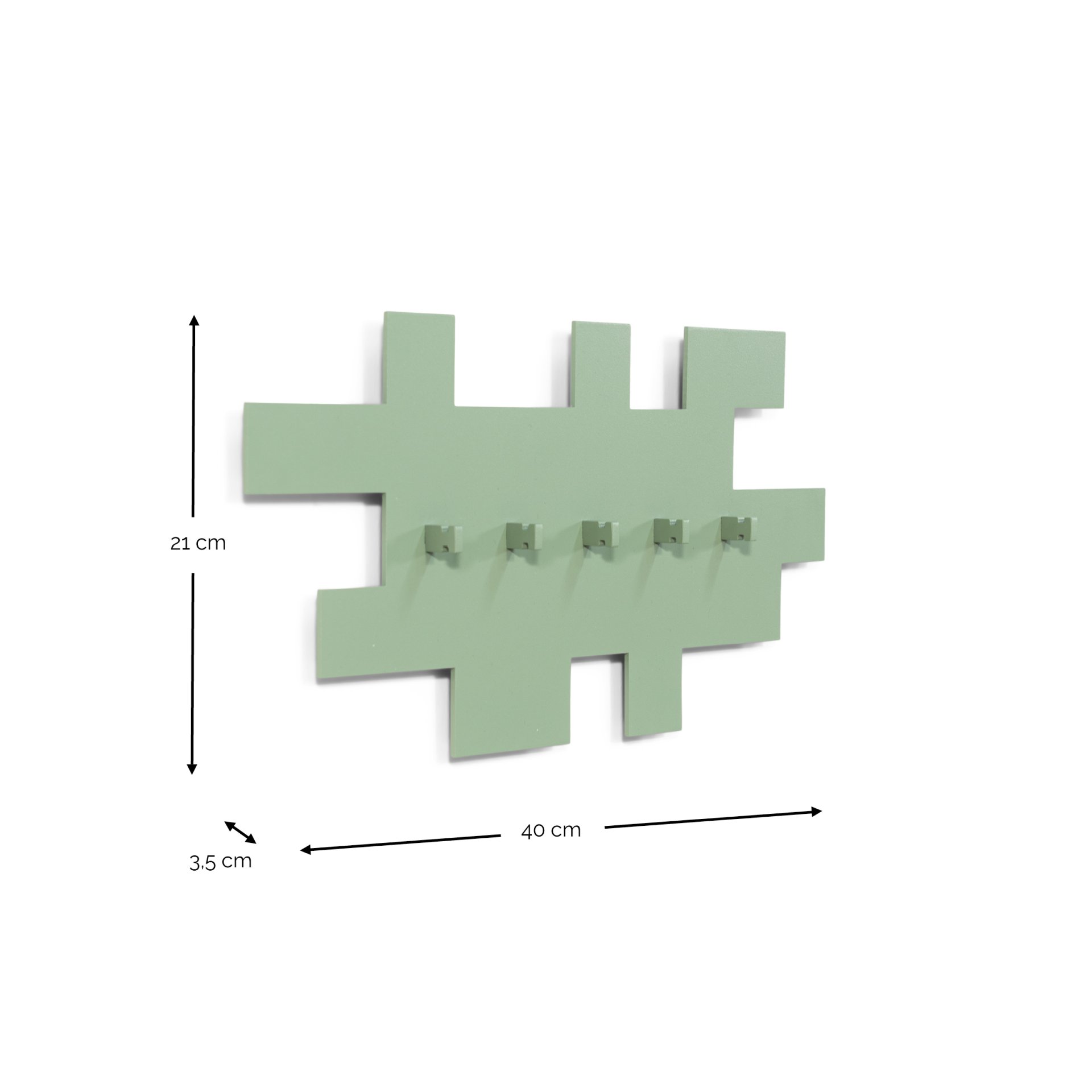 Spinder Design Garderobe Tetromino Dusty Green