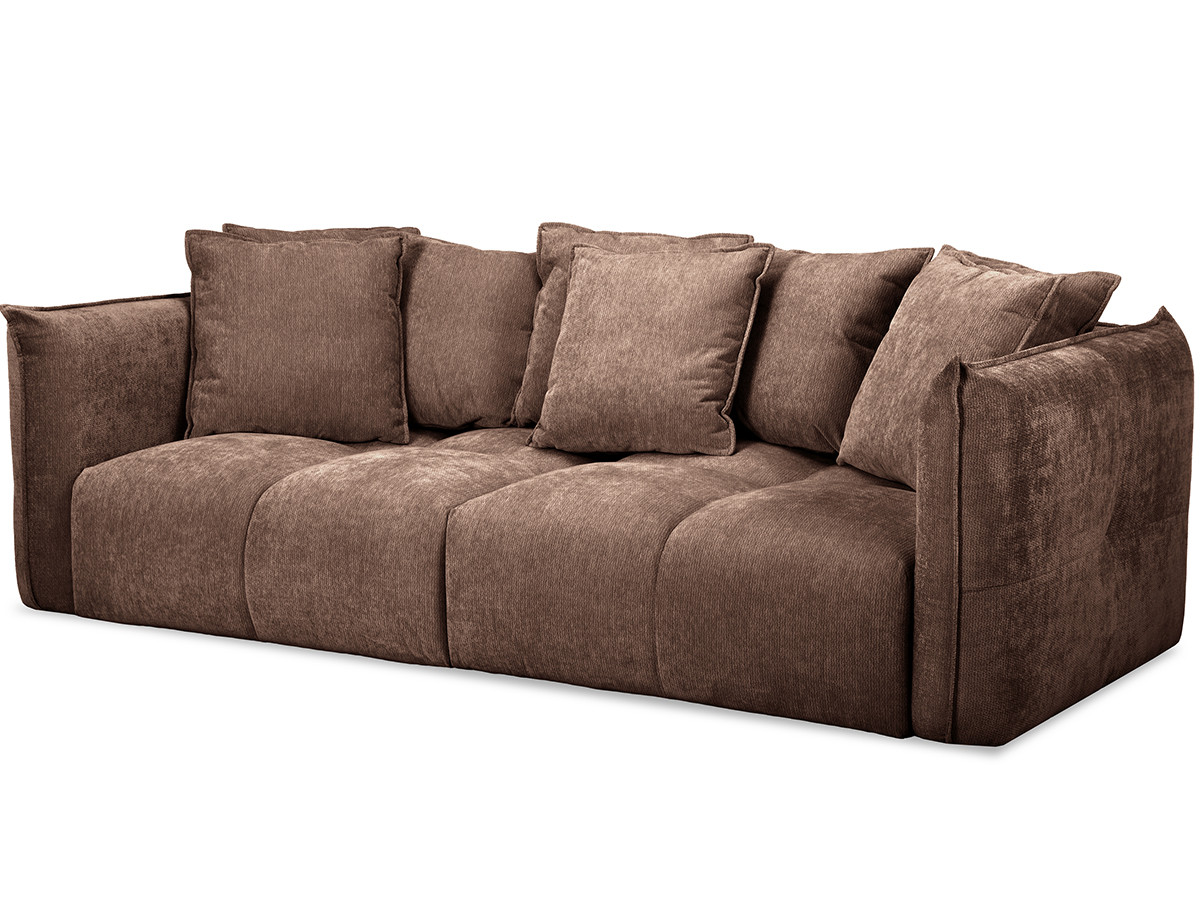 Bobochic Harlem Sofa 3-Sitzer Stoff Braun