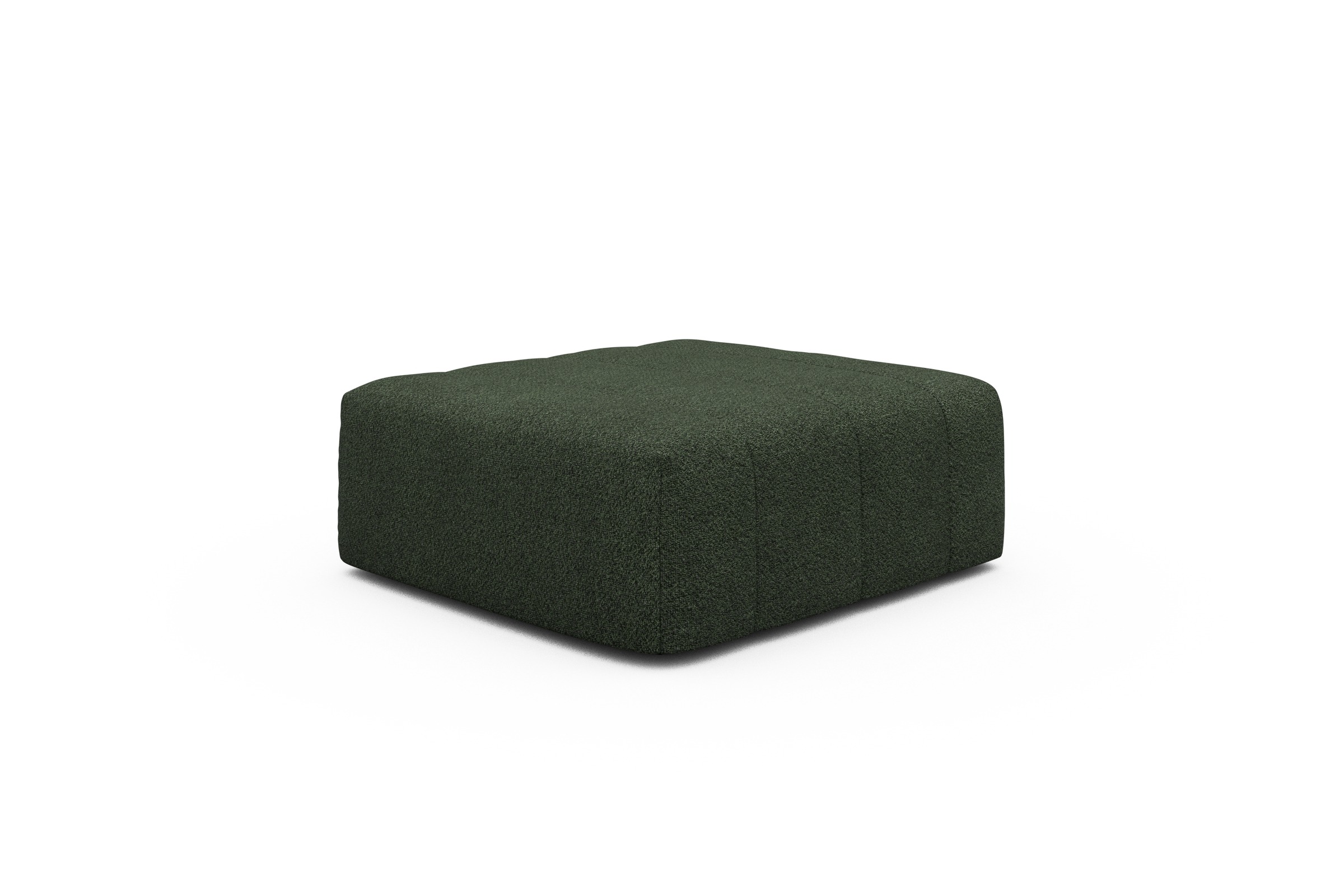 Sitzhocker Hugo Ottomane Vanora-Deep-Green