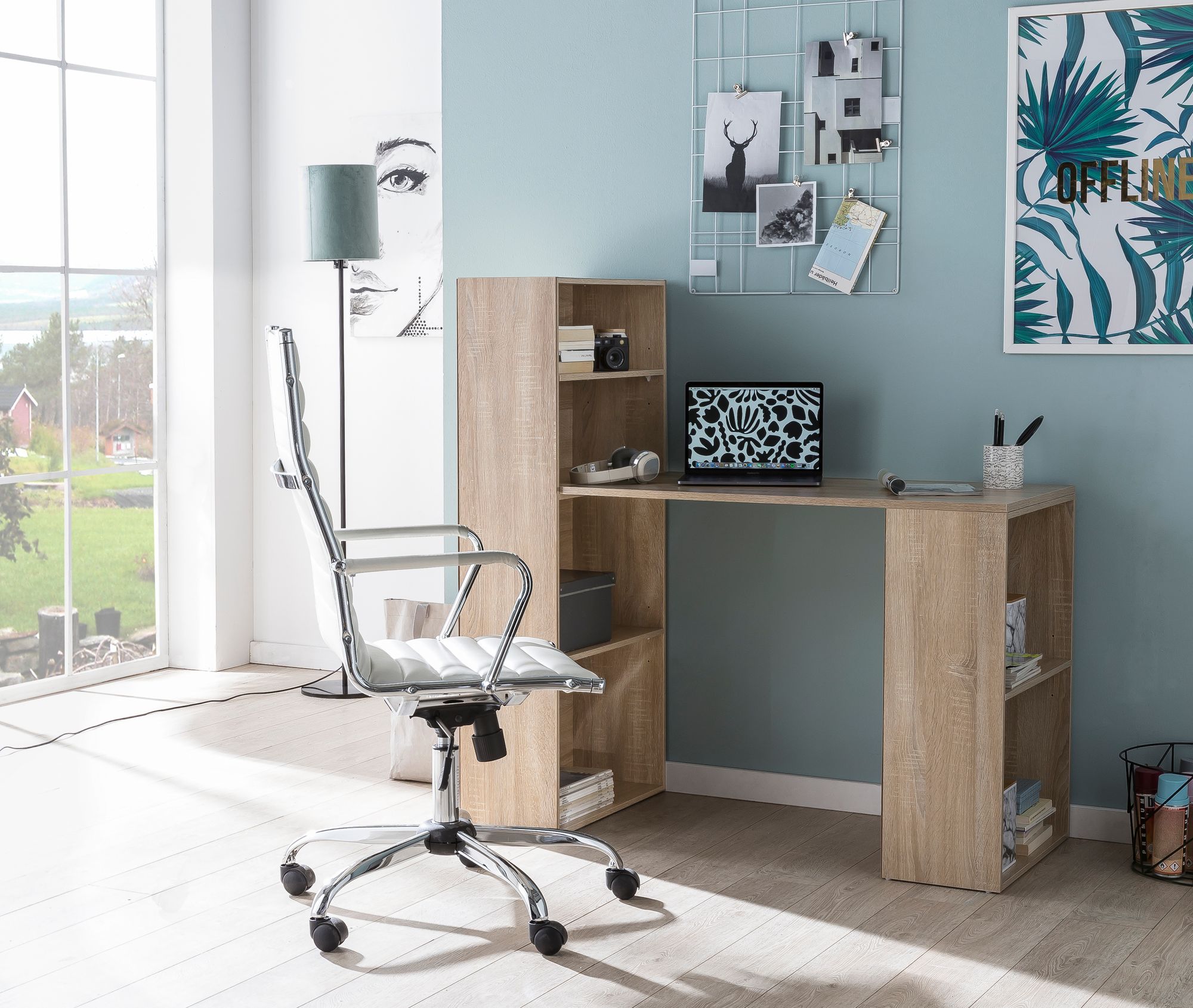 Schreibtisch Hemmet Sonoma 120 × 53 × 120 cm