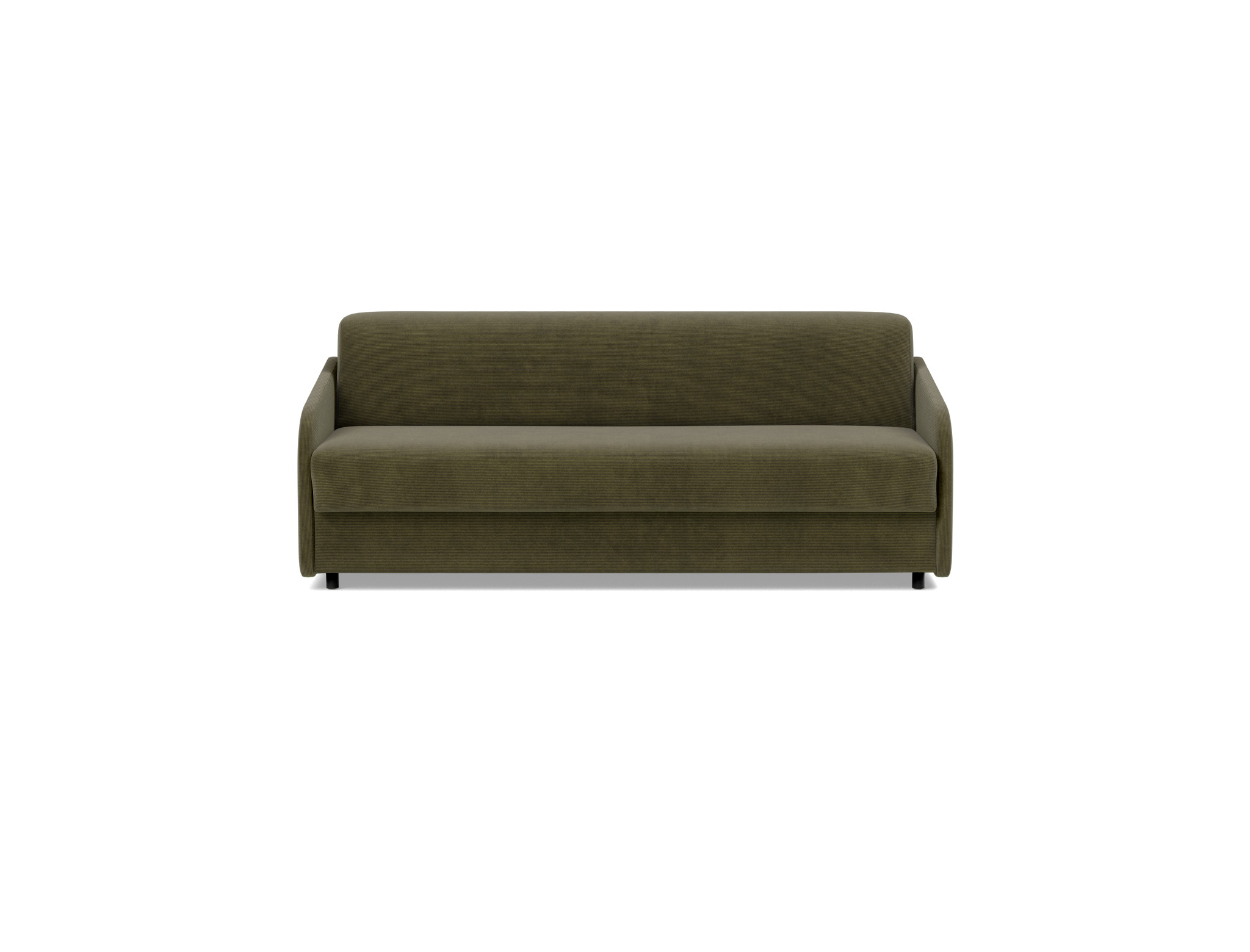 Schlafsofa Eivor mit Memory-Matratze 160 Kord Cordufine 316-Pine-Green