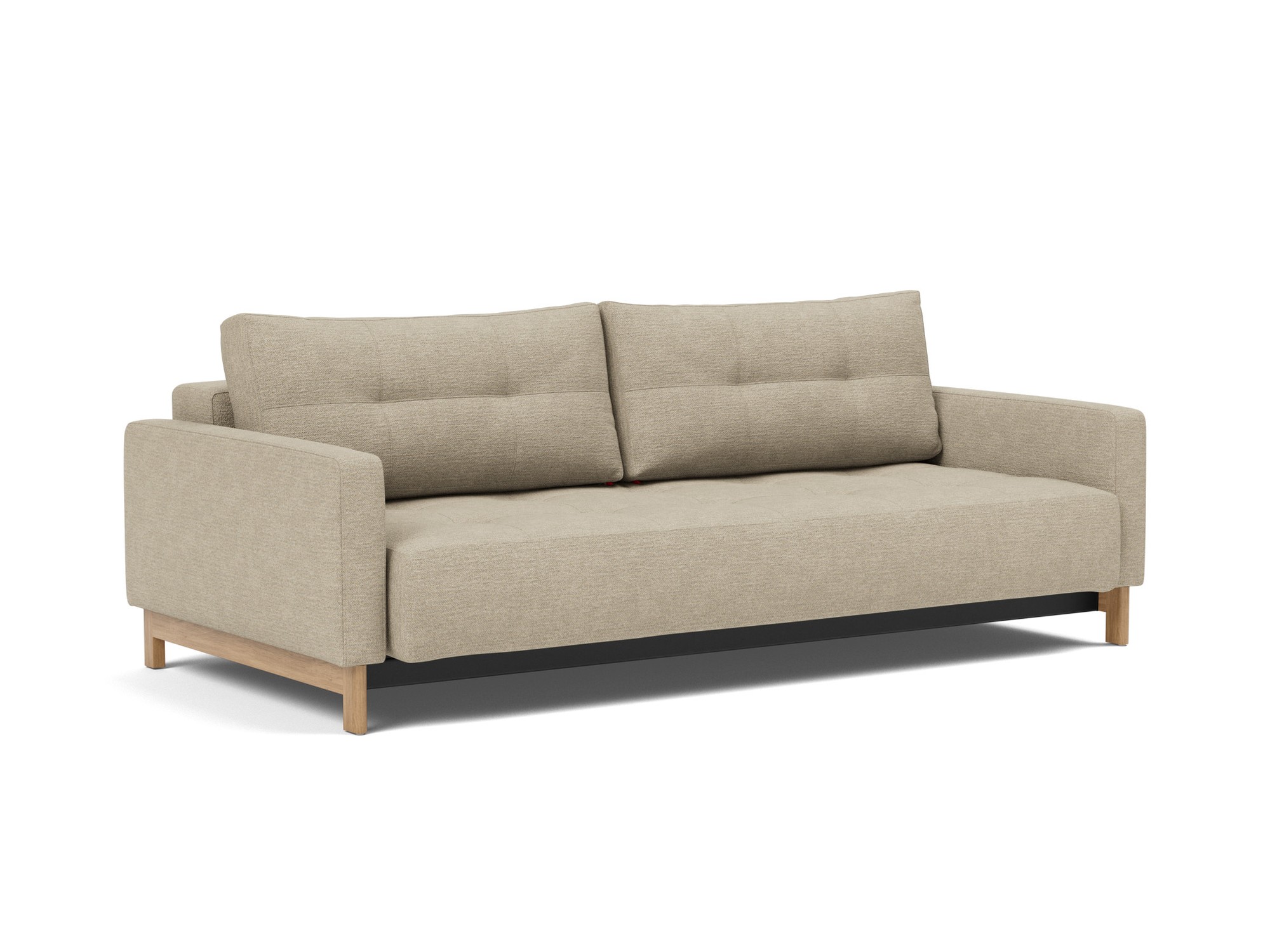 Schlafsofa Pyxis D.E.L. Strukturierter Stoff Taura 356-Sand