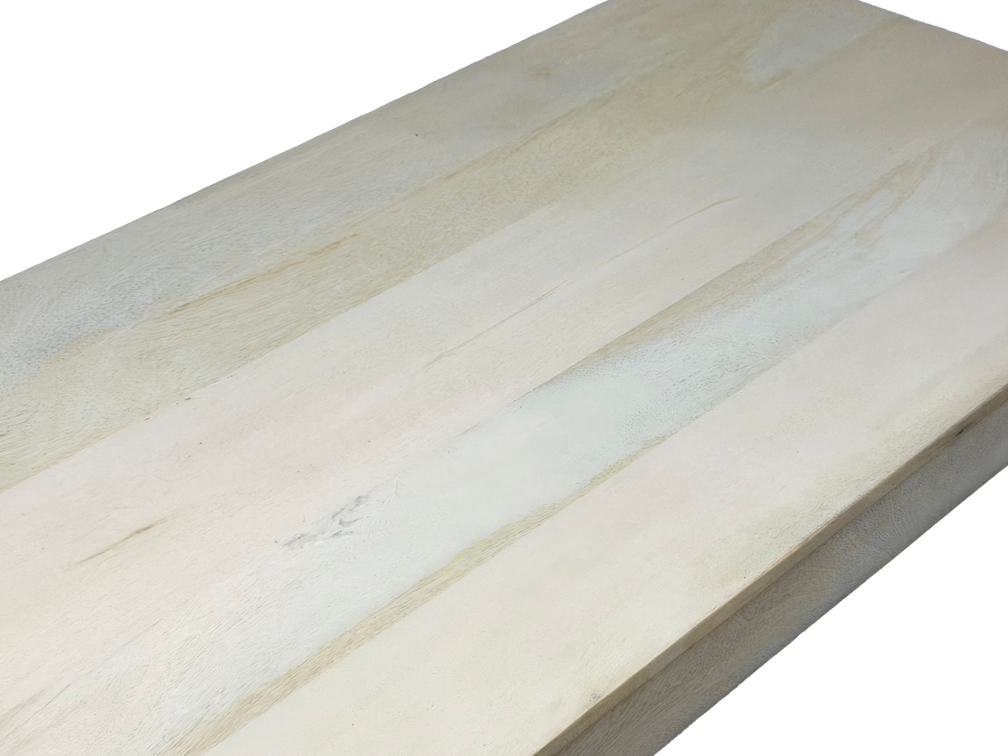 Esstisch Nesttun Mango Massivholz Weiß 120 × 60 × 76 cm