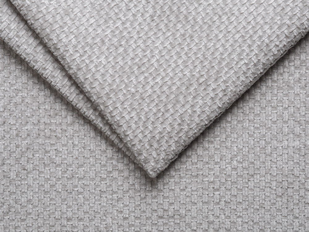 Cosmopolitan Design Ecksofa Chicago 3-Sitzer Chenille Eden Silber Rechts