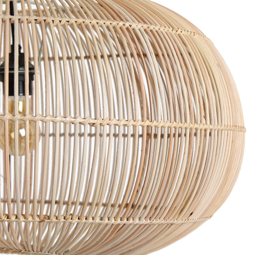 Raw Materials Rattan Pendelleuchte Orbit
