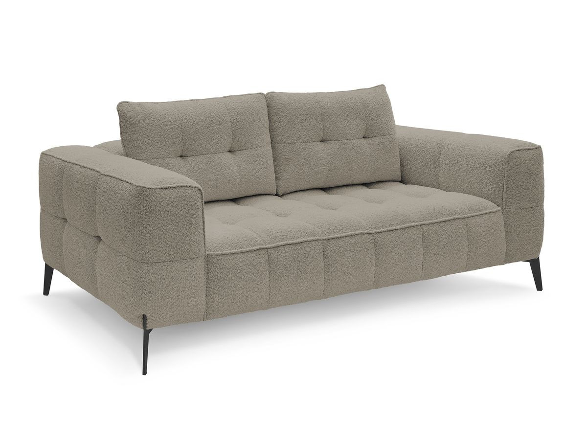 Bobochic Anis Sofa 2-Sitzer Bouclé-Stoff Taupe