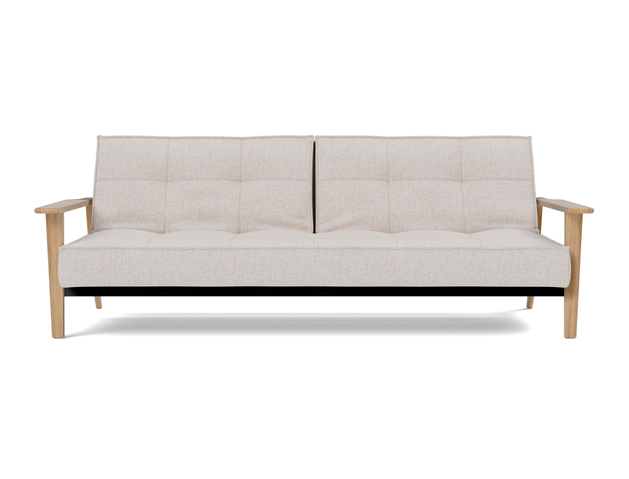 Schlafsofa Splitback Frej Strukturierter Stoff Weda 300-Weda-Sand