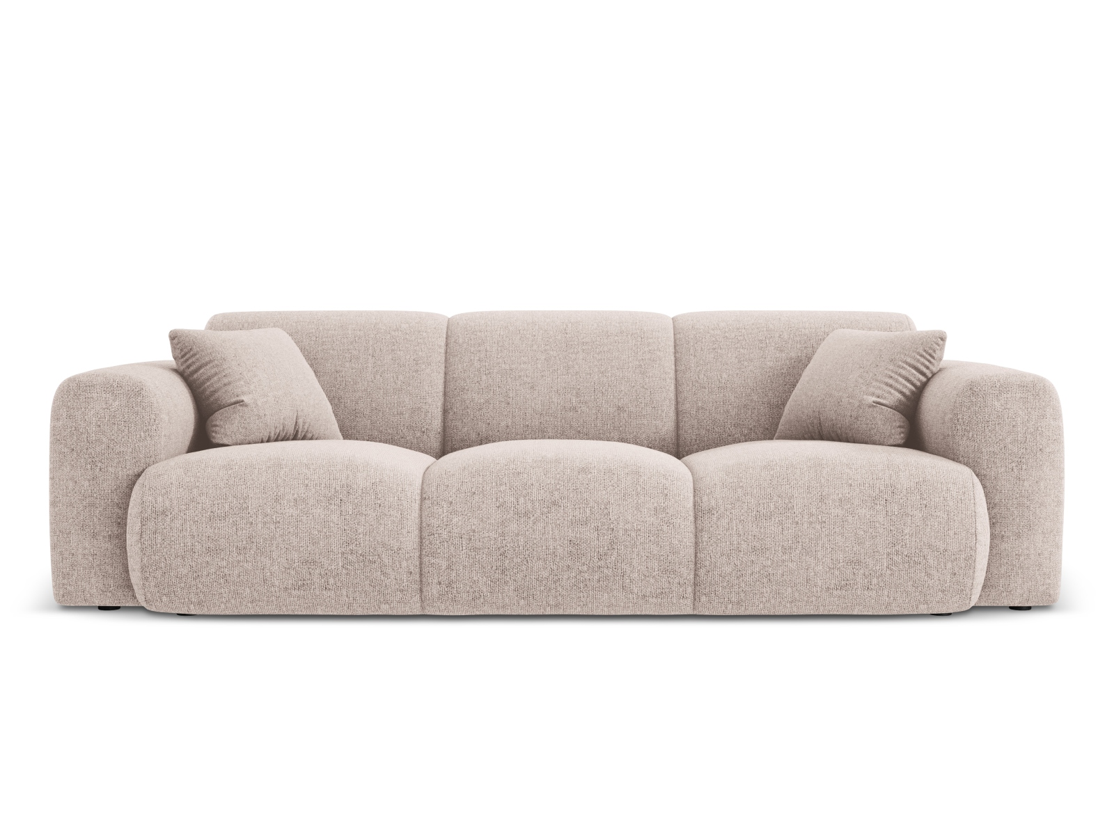 Cosmopolitan Design Sofa Nolio 3-Sitzer Chenille Haga Beige