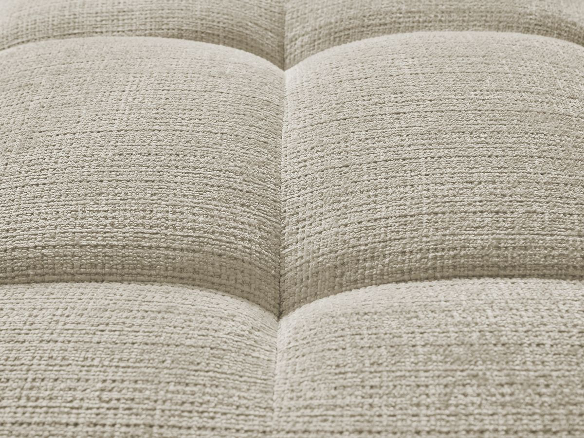 Bobochic Ivane Pouf Strukturstoff Beige