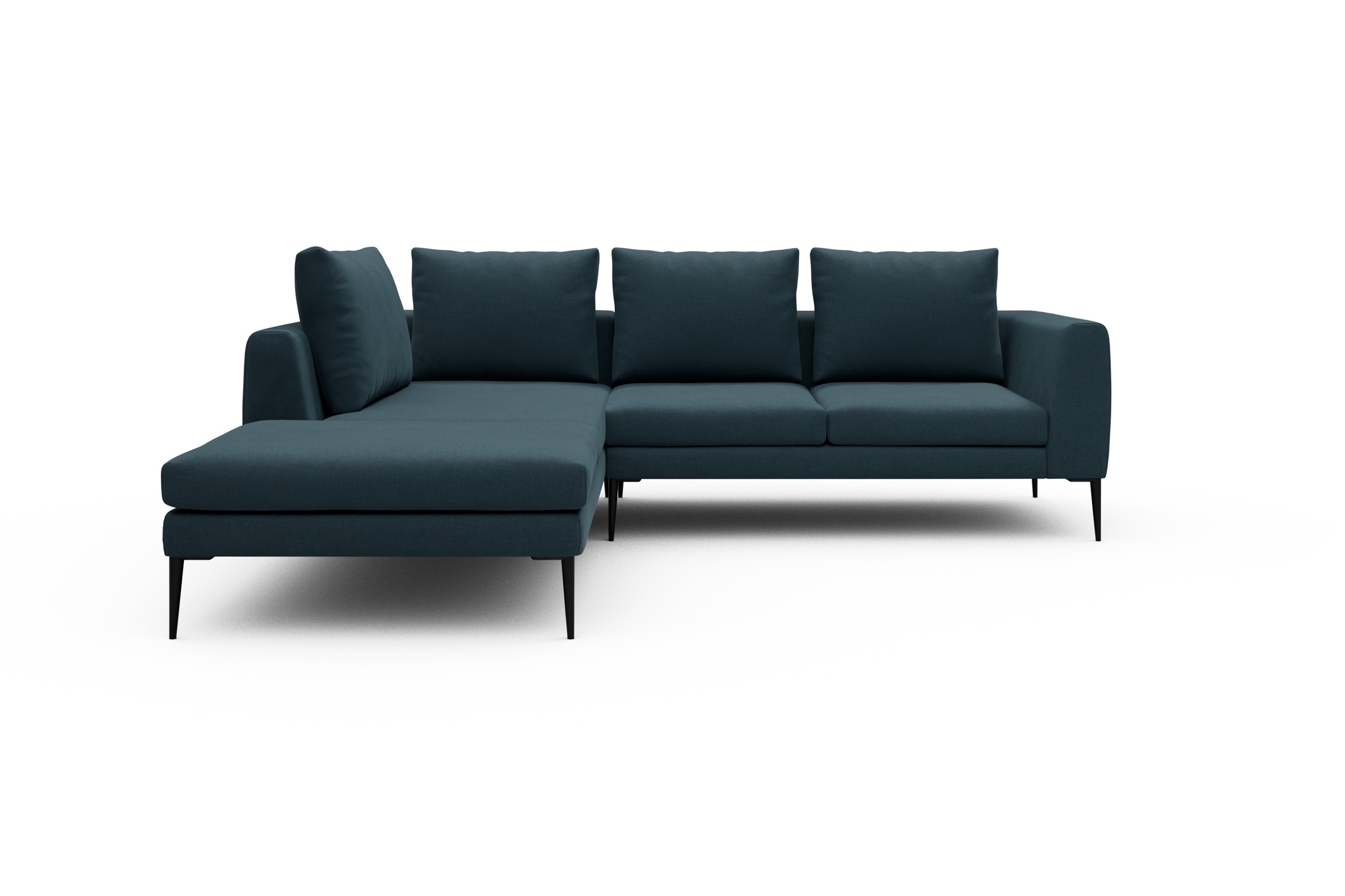 Skandi Home Ecksofa Paul Relax-Ecke links mit 2-Sitzer Satya-Indigo moebelfaktor
