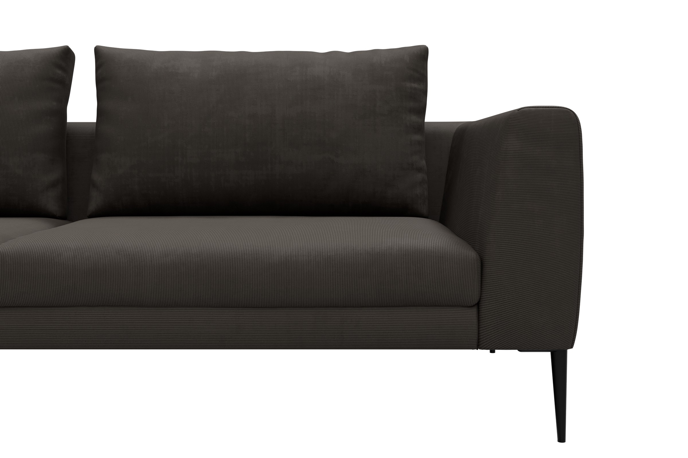 Sofa Paul 2-Sitzer Cordufine-Taupe
