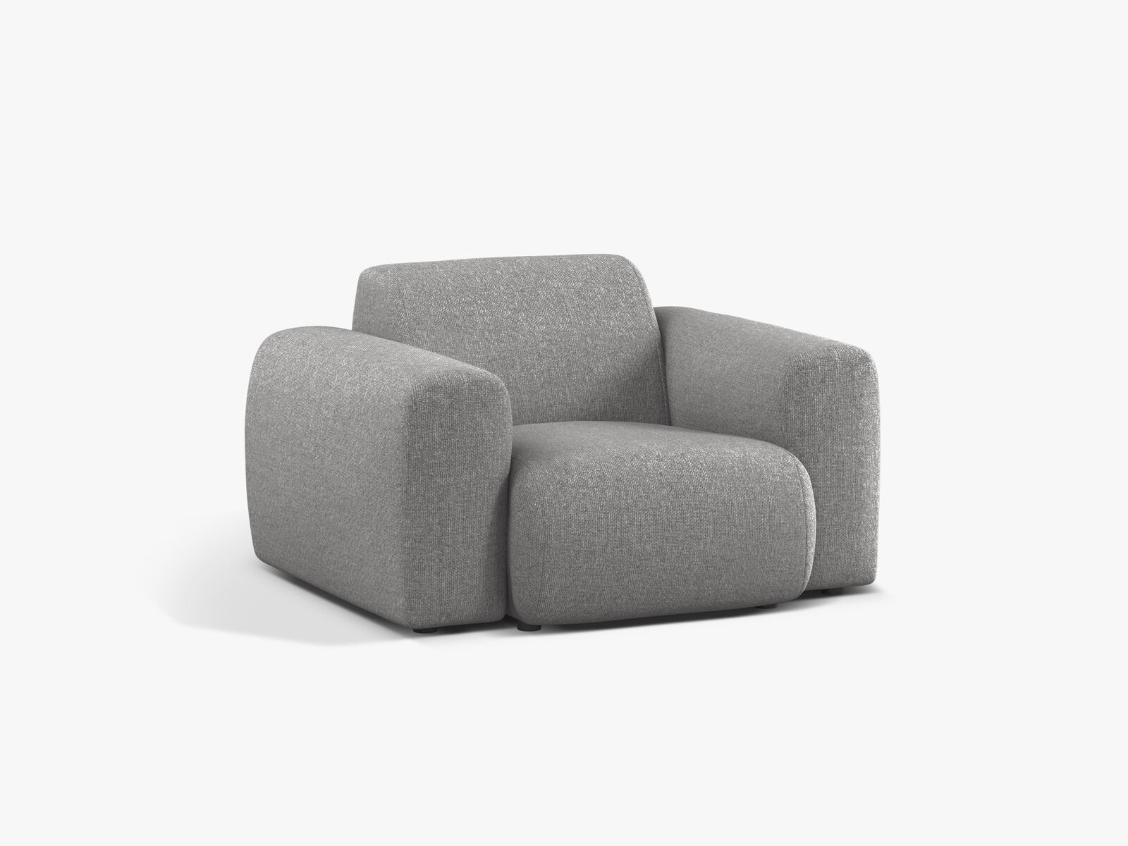 Micadoni Sessel Molino Chenille Eden Hellgrau