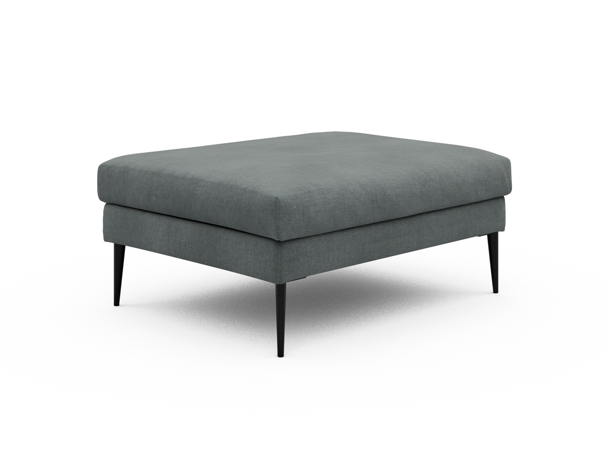 Skandi Home Ottomane Paul Smooth-Silver-Grey moebelfaktor