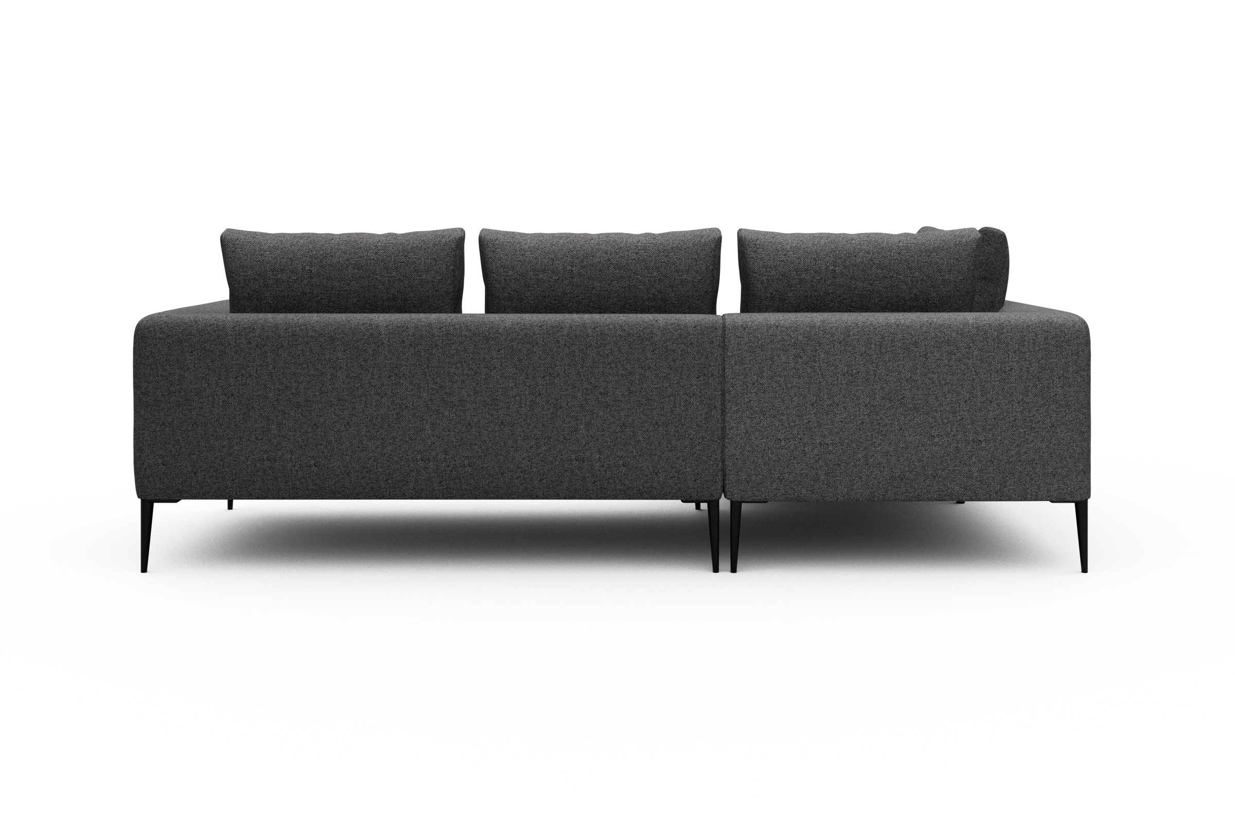Ecksofa Paul Relax-Ecke links mit 2-Sitzer Sama-Antracite