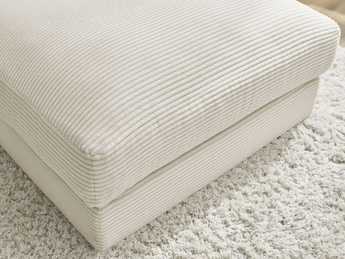 Bobochic Leonard Pouf Cordsamt Beige